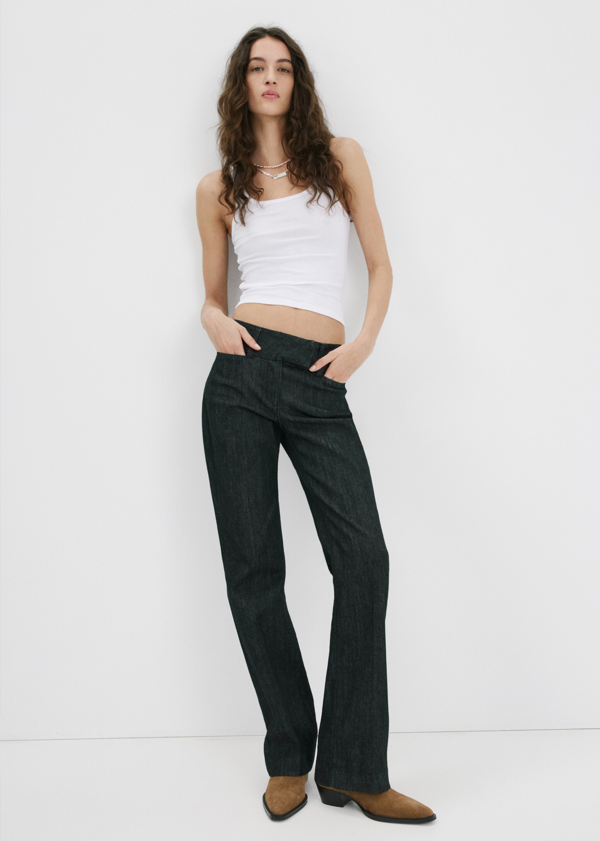 Suede block-heel boots - General plane, Tobacco Brown. Ref: 27065159-00.