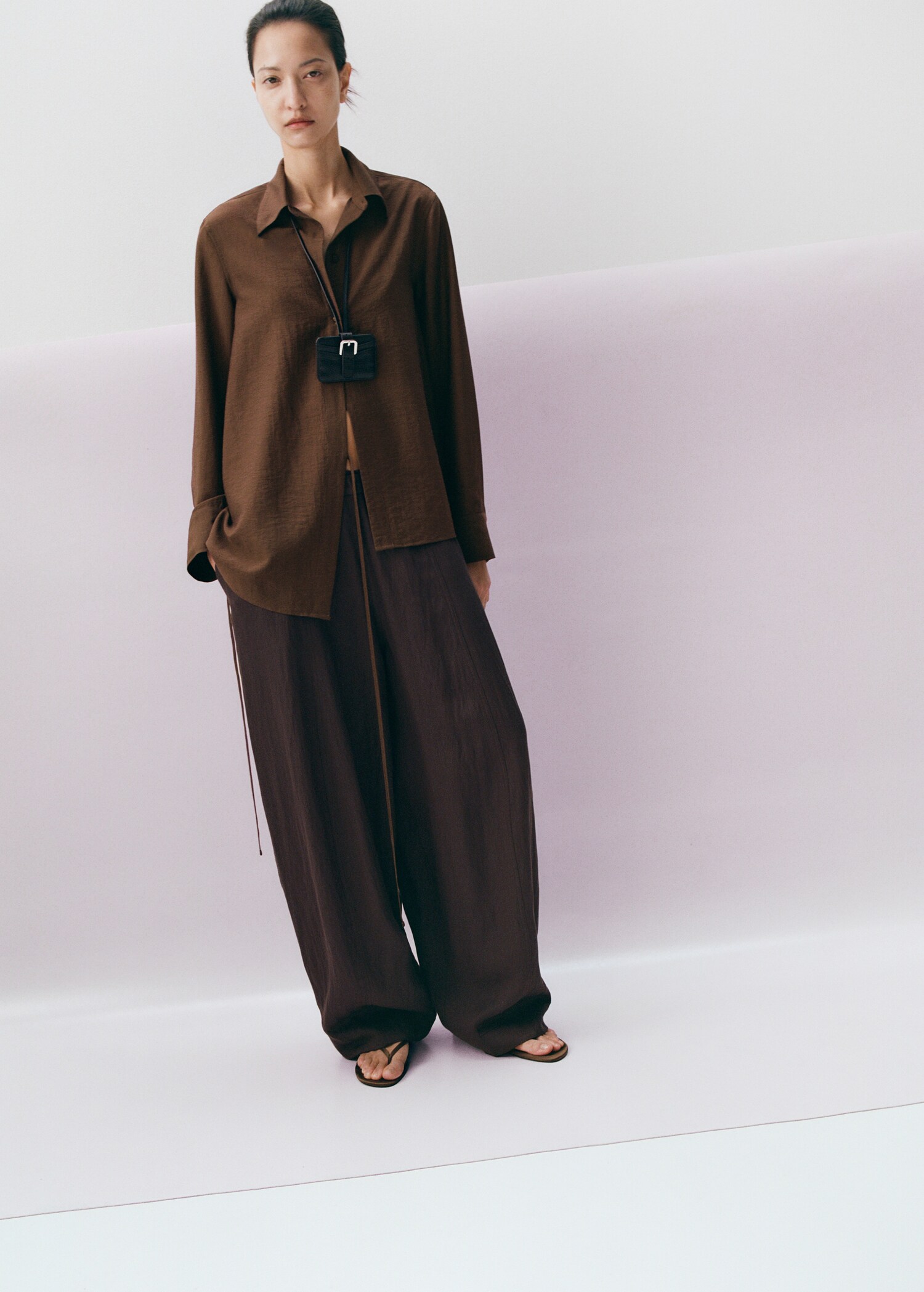 Chemise croisée nœud - Plan général