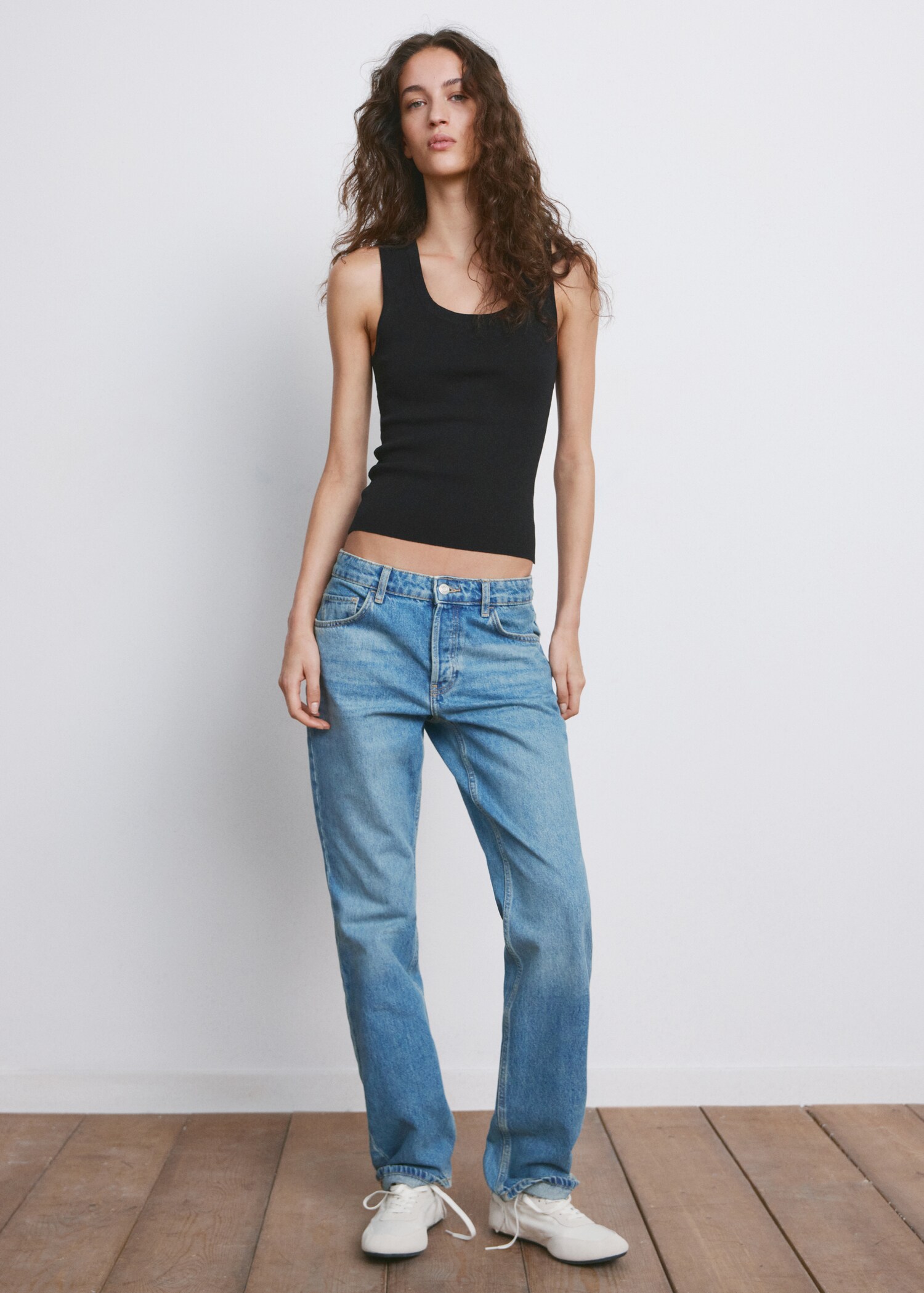 Top maille coton lin - Plan général