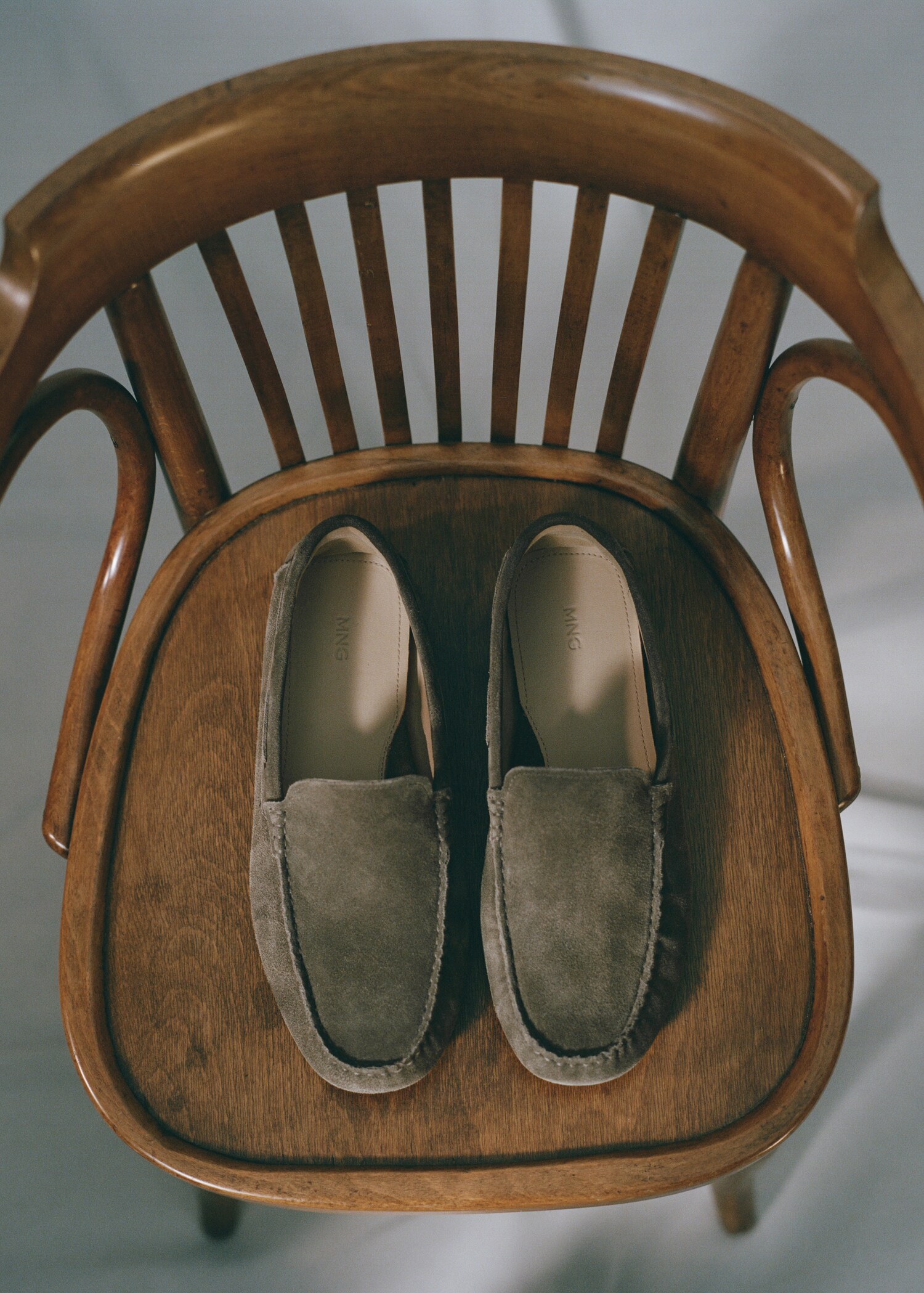 Chaussures driver en daim - Plan général