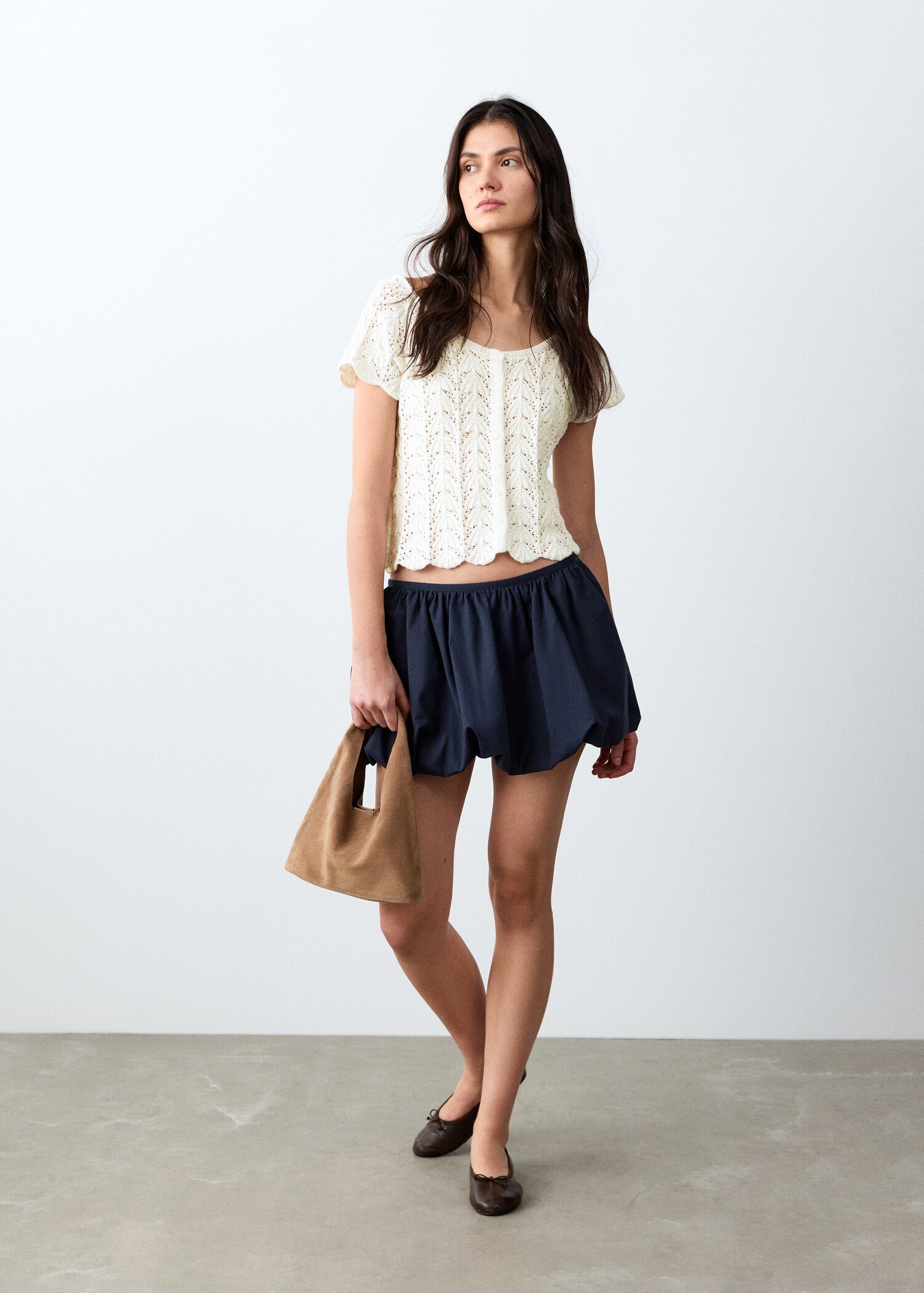 Openwork knit top - General plane