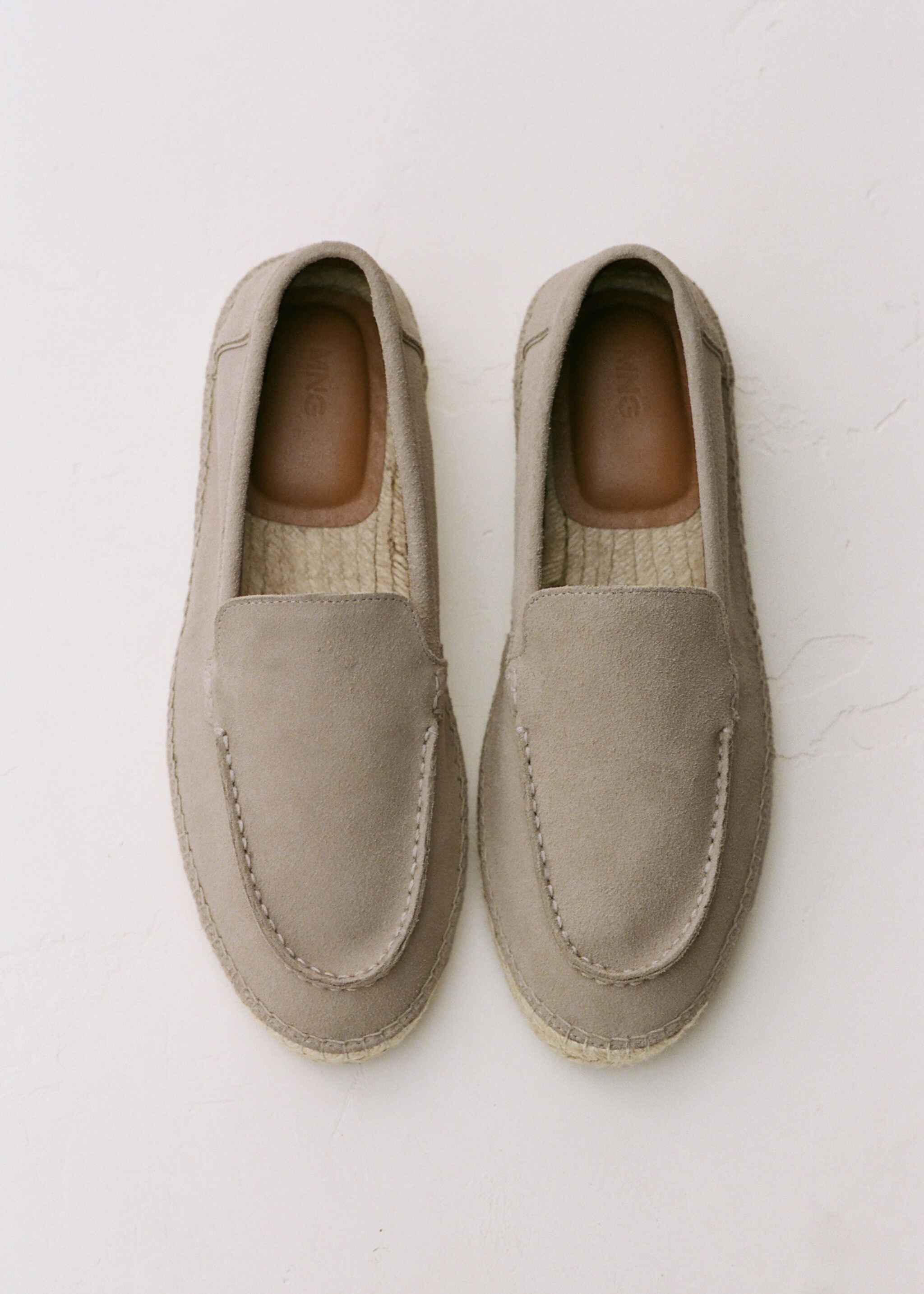 Jute leather shoe - General plane, Medium Brown. Ref: 27066711-00.