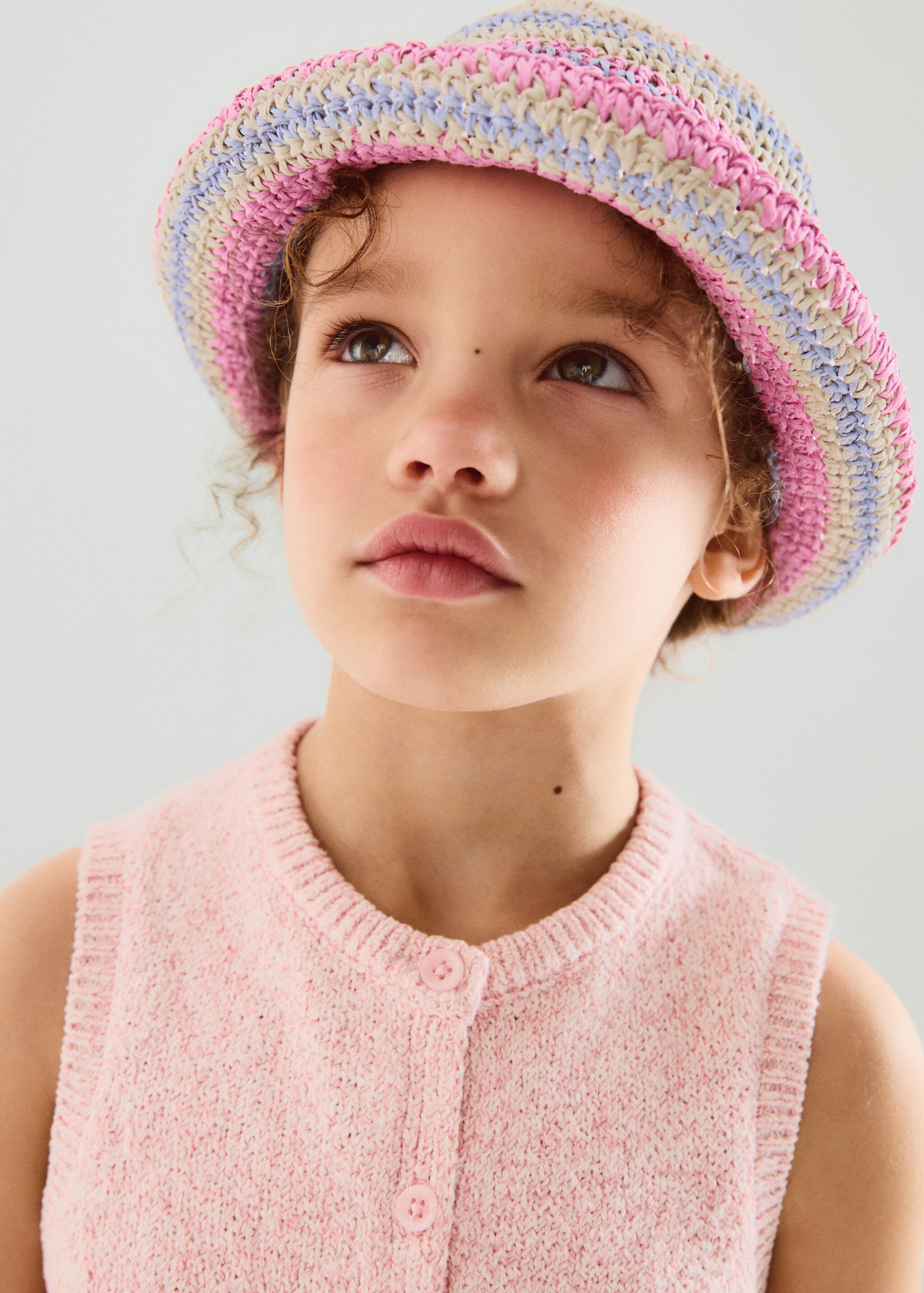 Multicoloured braided hat - General plane, Sand. Ref: 27067157-00.