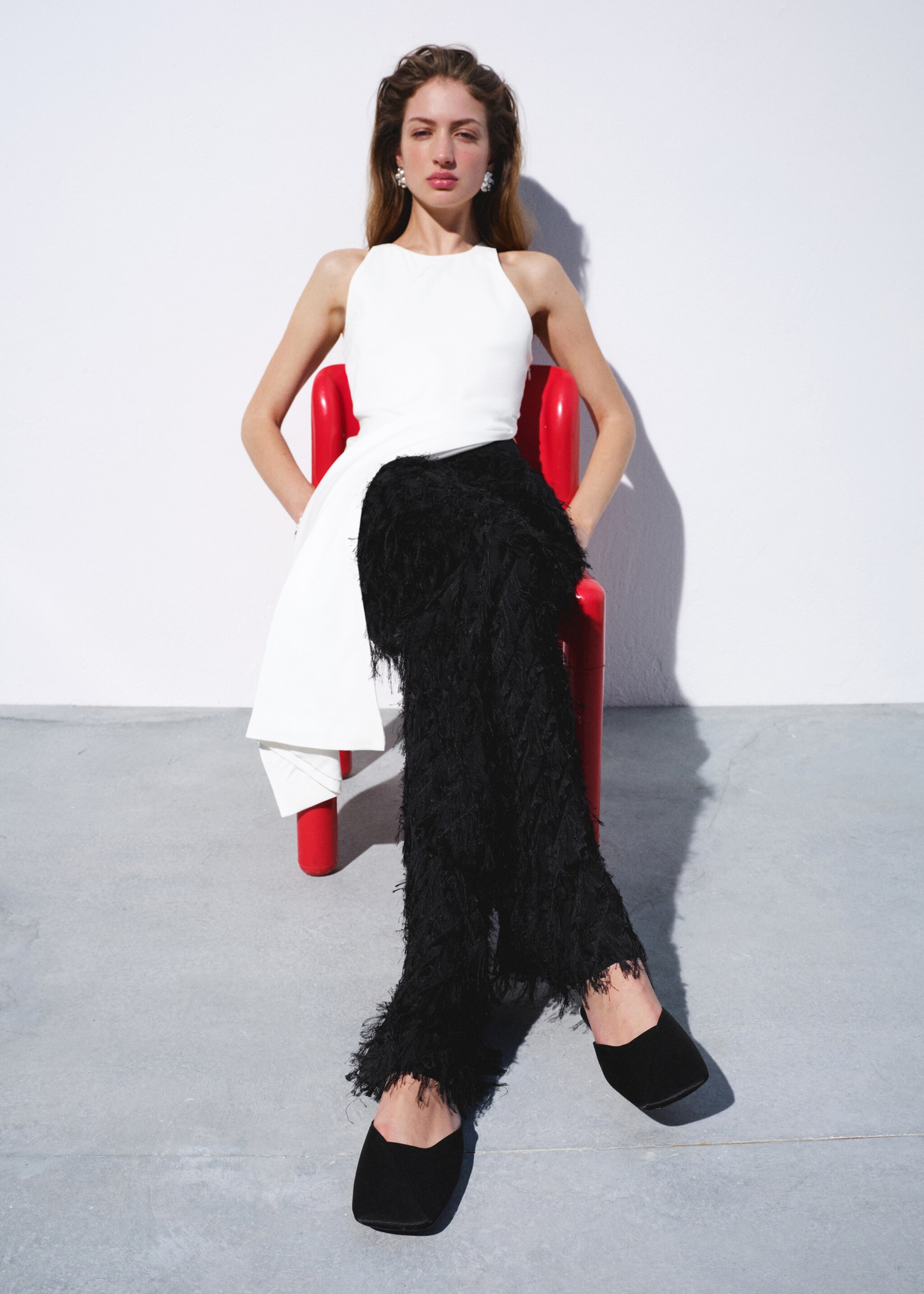 Leather flat shoes - General plane, Black. Ref: 27067791-00.