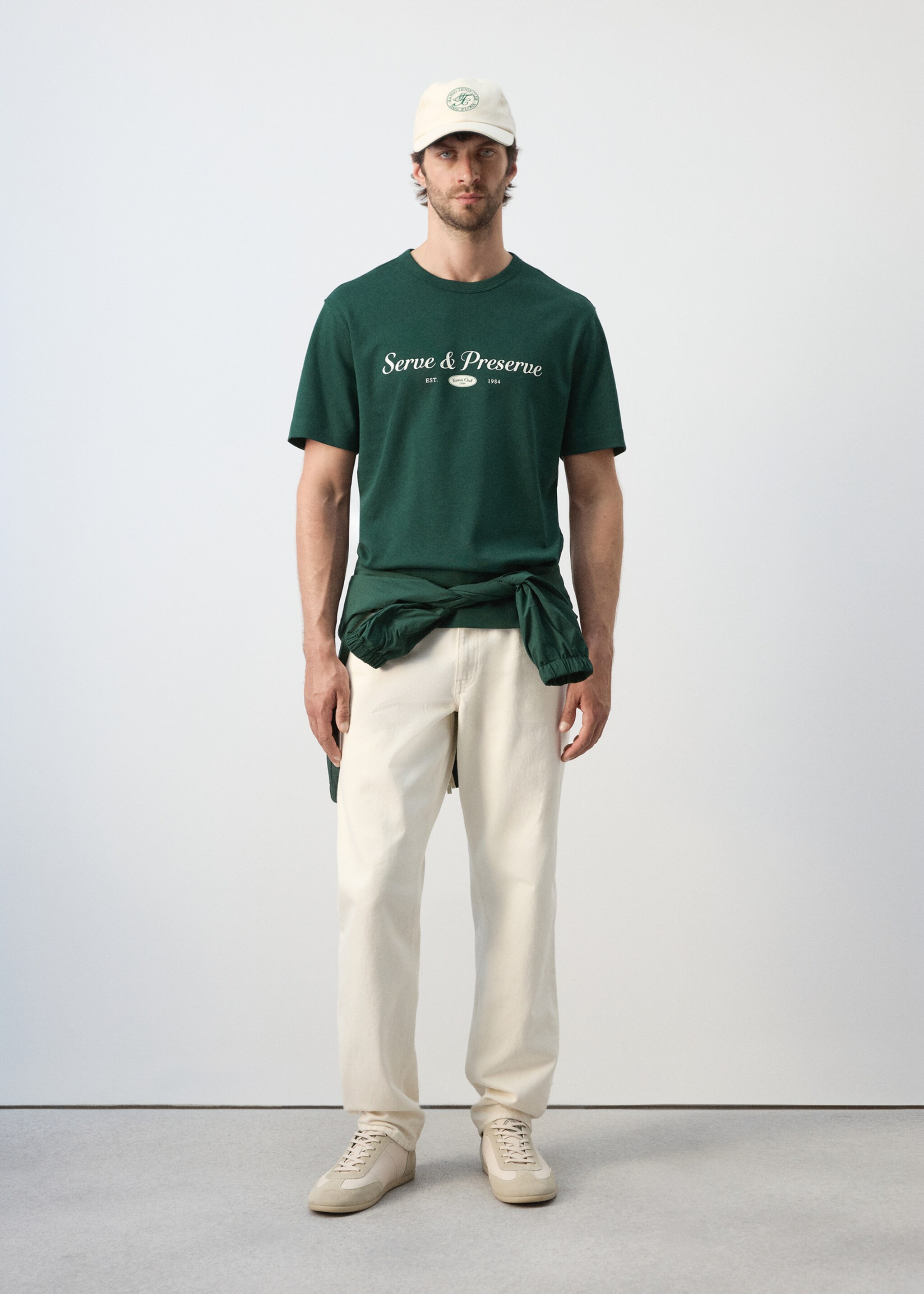 100% cotton printed t-shirt - General plane, Dark Green. Ref: 27067792-00.