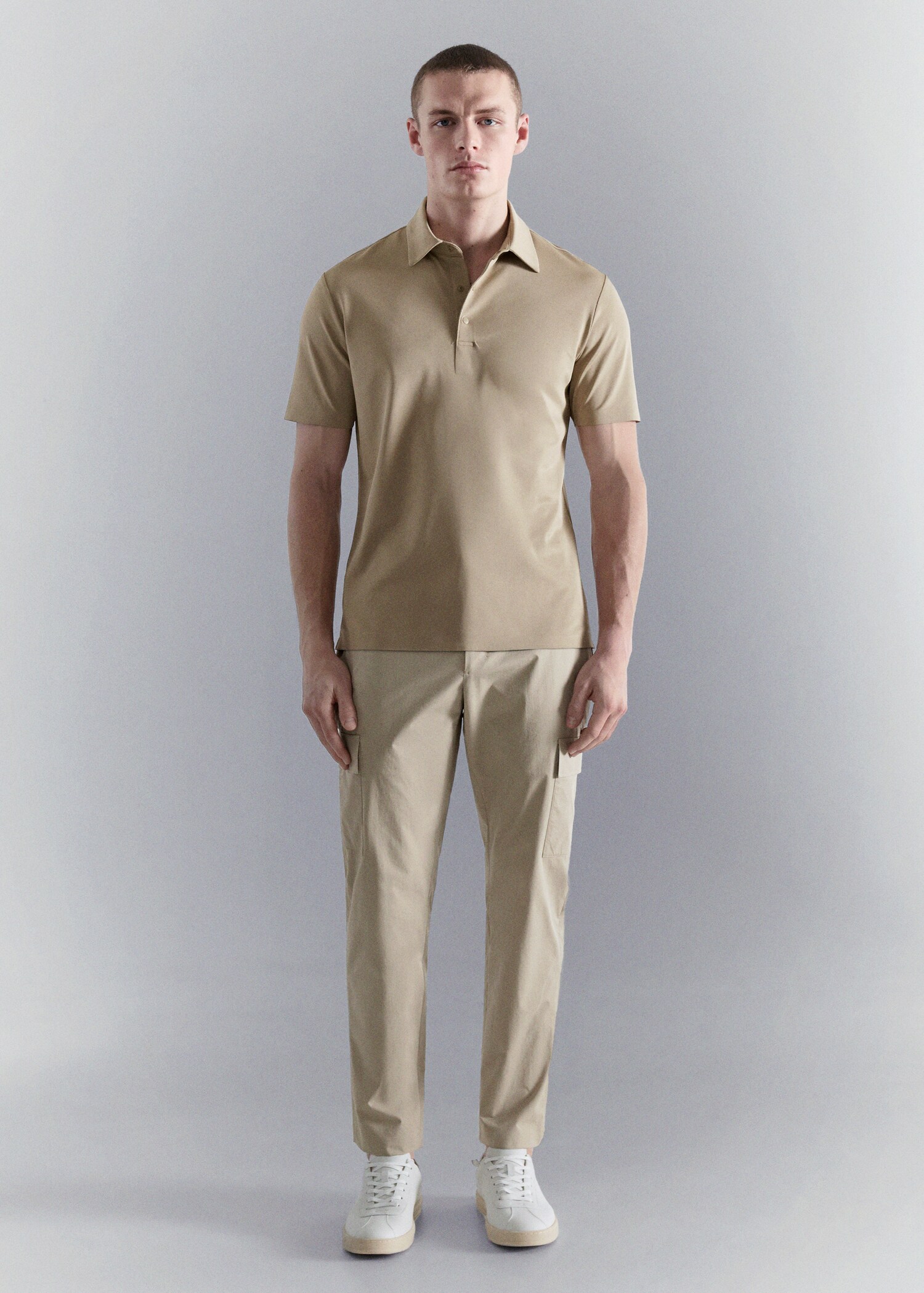 Polo slim fit COOLMAX® - Pla general