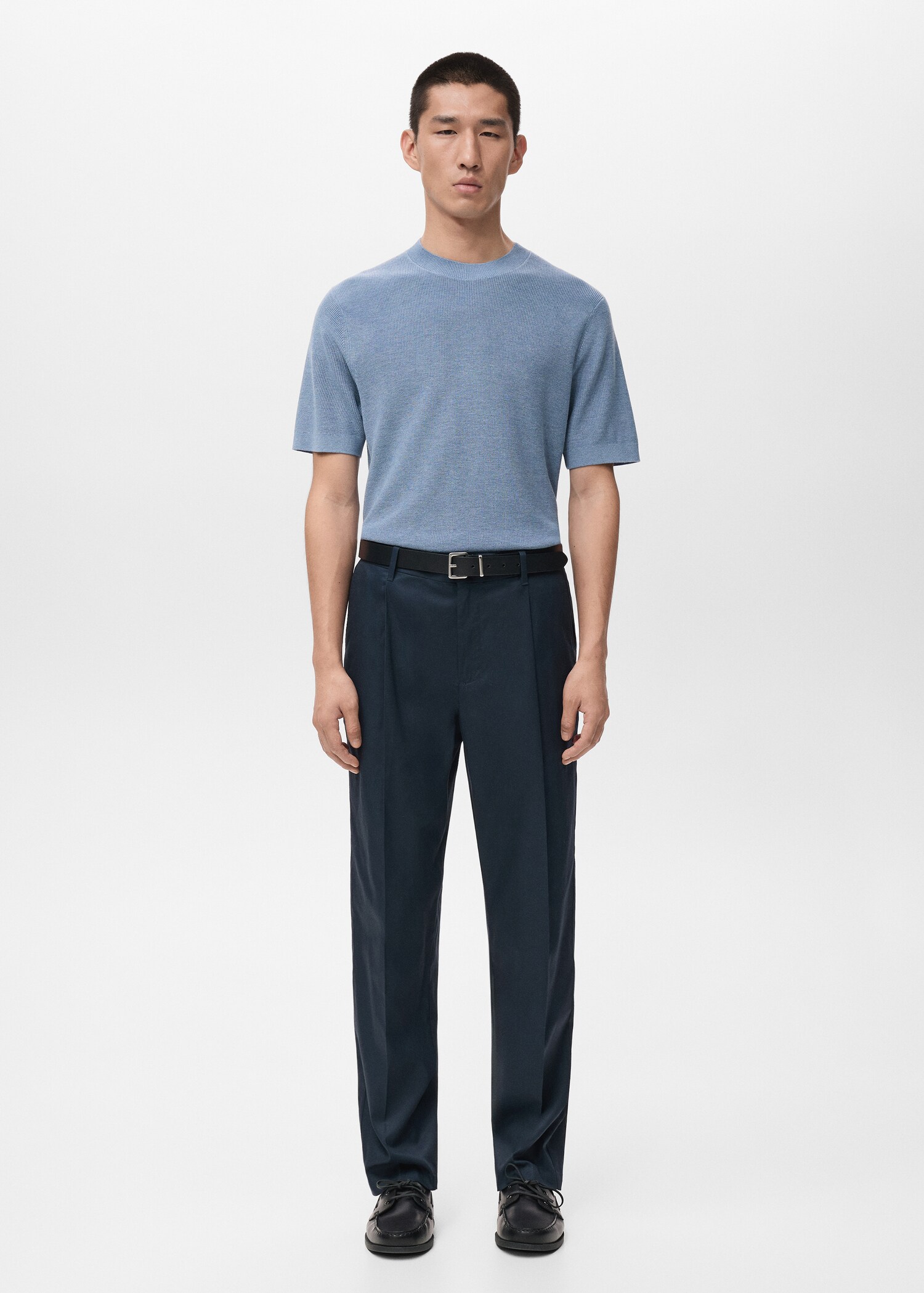 Knit cotton T-shirt - General plane