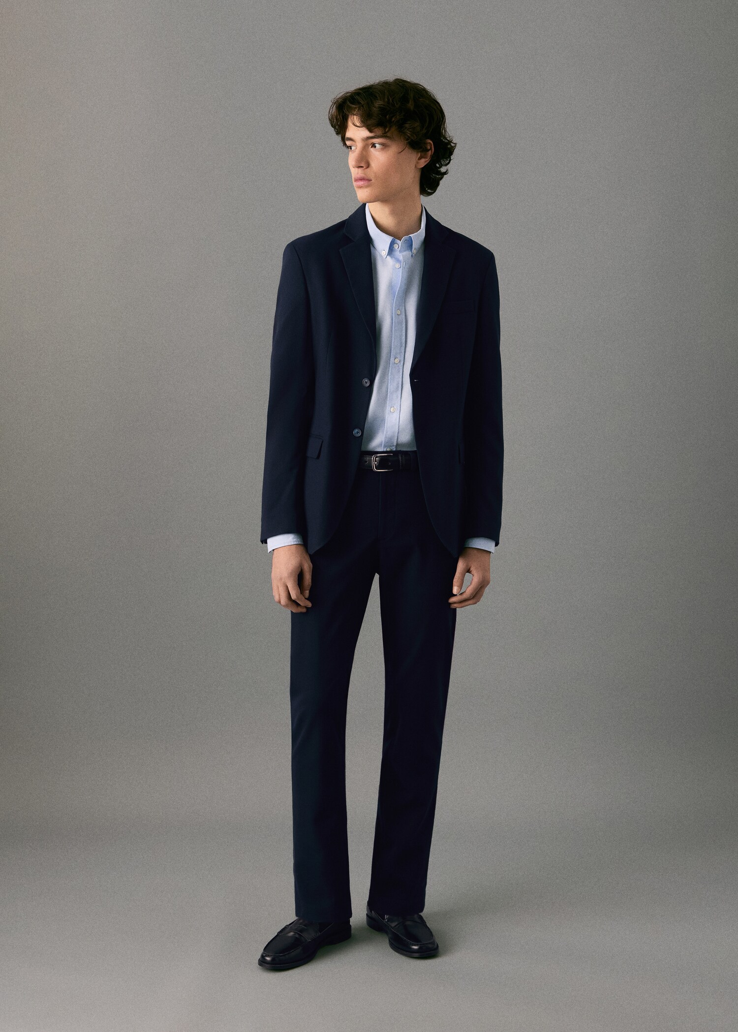 Straight-fit suit jacket - General plane