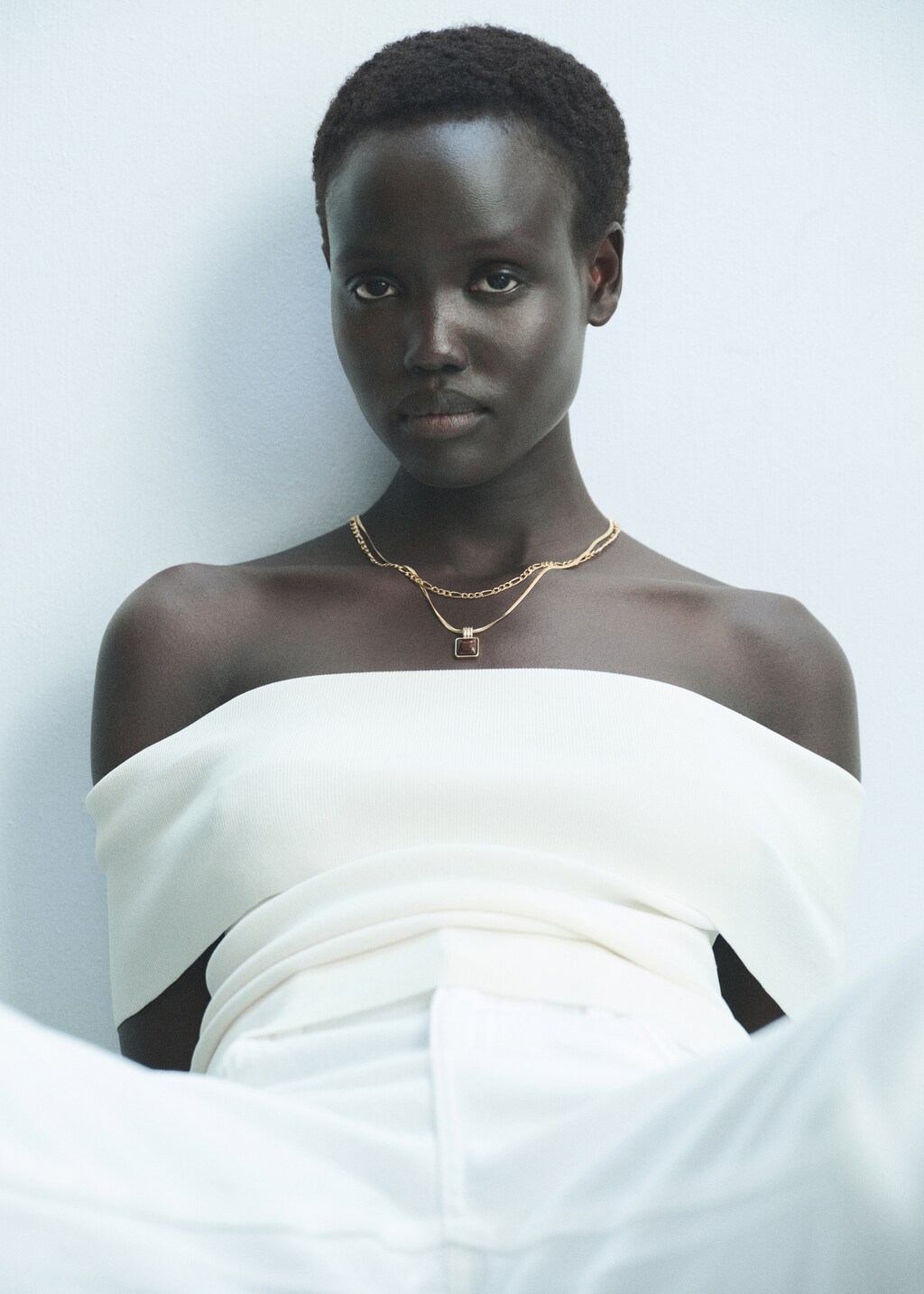 Collier à double pendentif - Femme | MANGO France métropolitaine