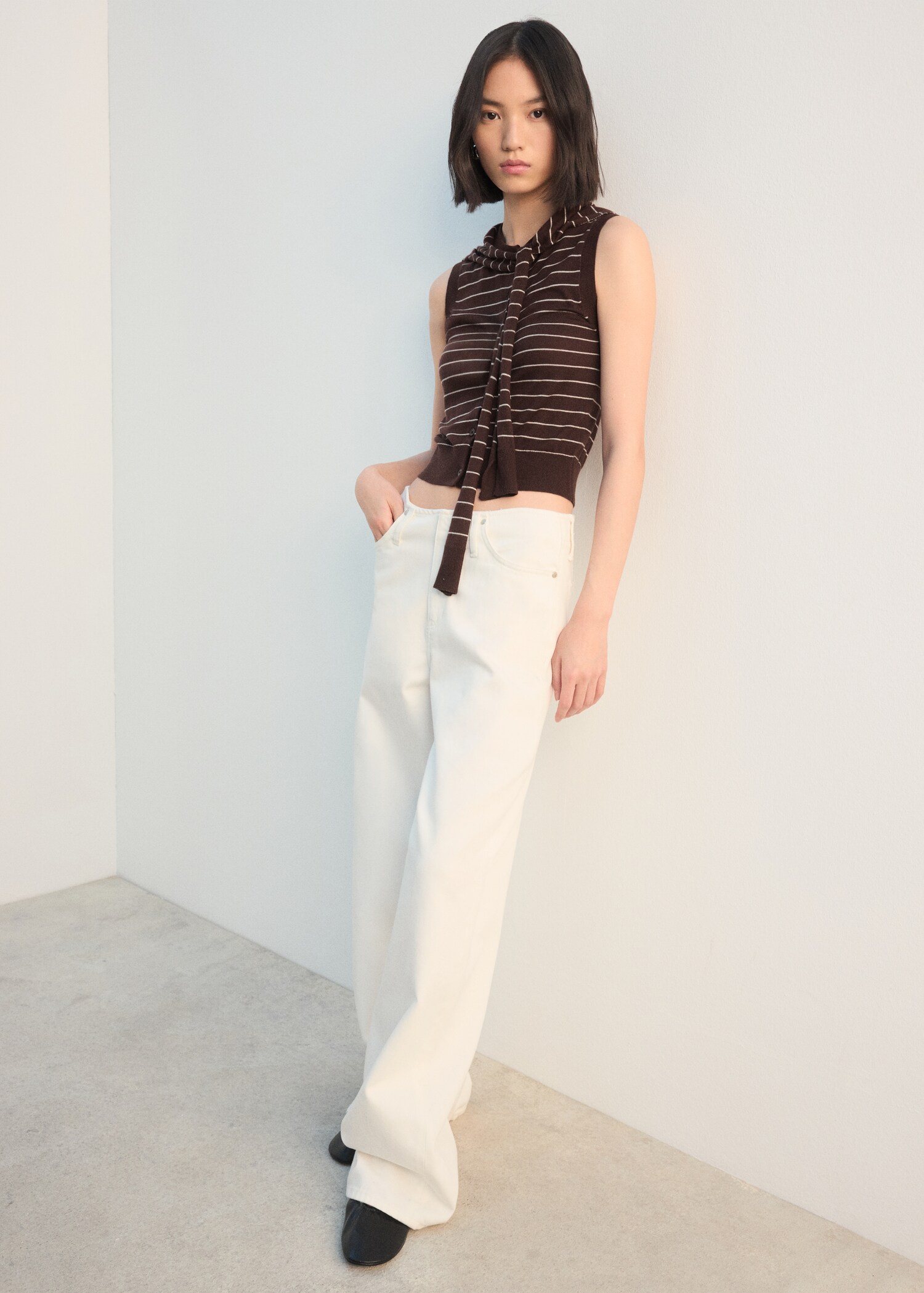 Chaleco combinado jersey - Plano general