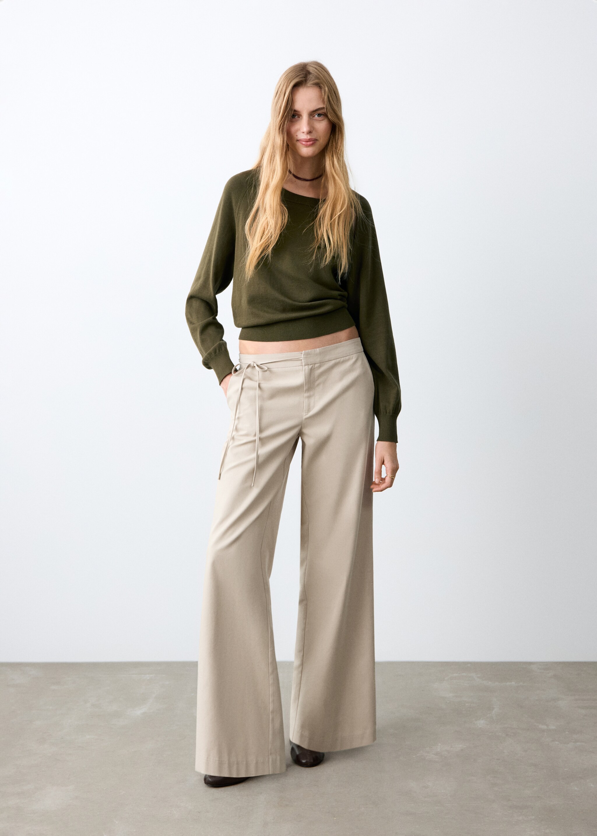 Trousers anna - General plane, Beige. Ref: 27072549-00.