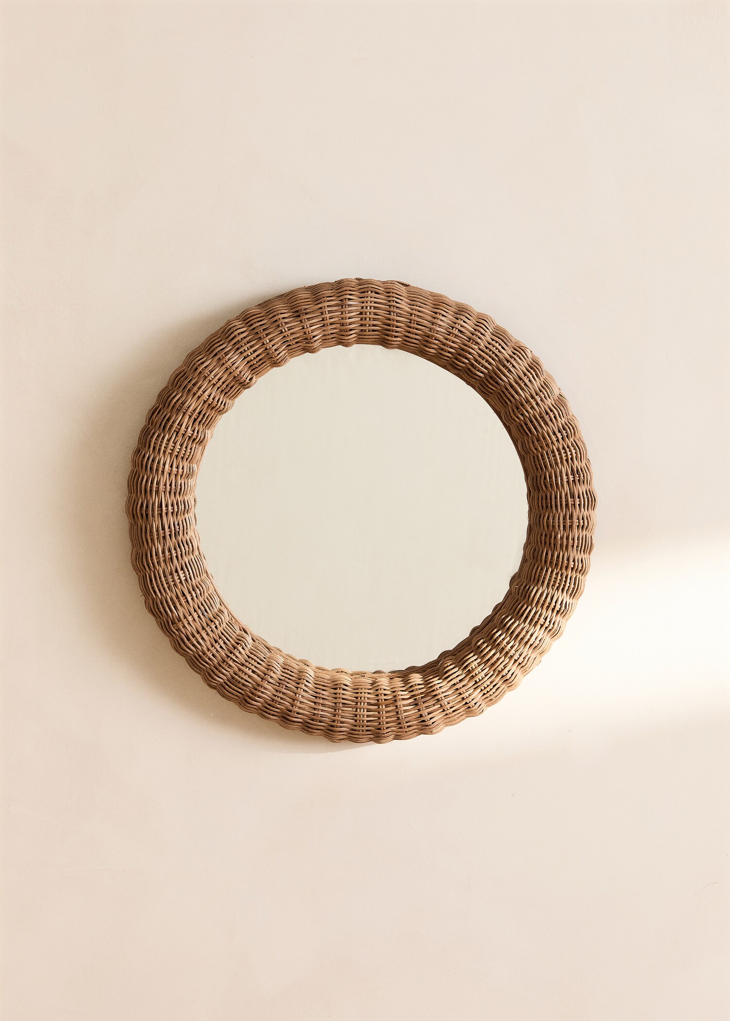 Rattan frame mirror - Allmän bild