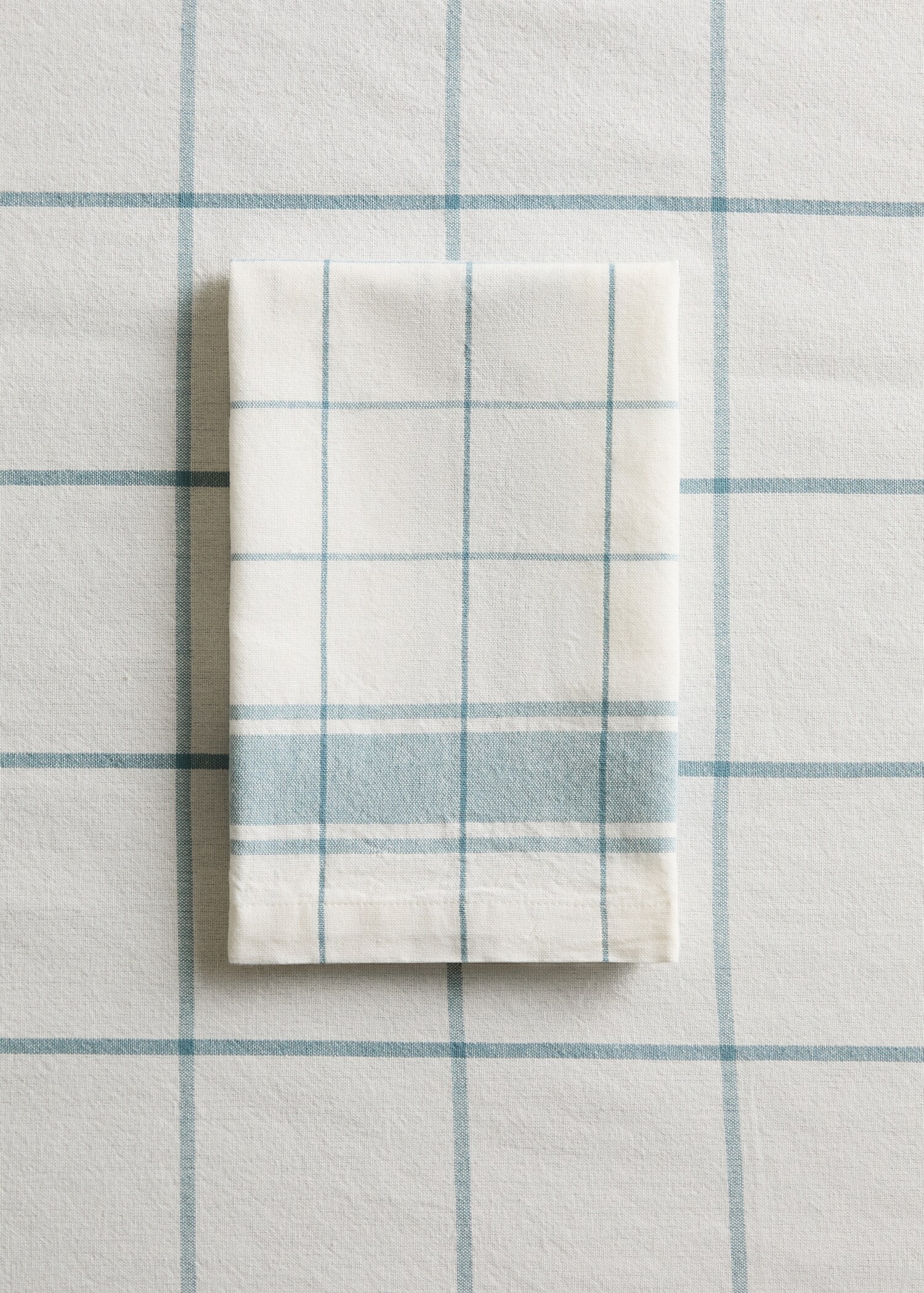 100% cotton napkins with contrast stripe - General plane