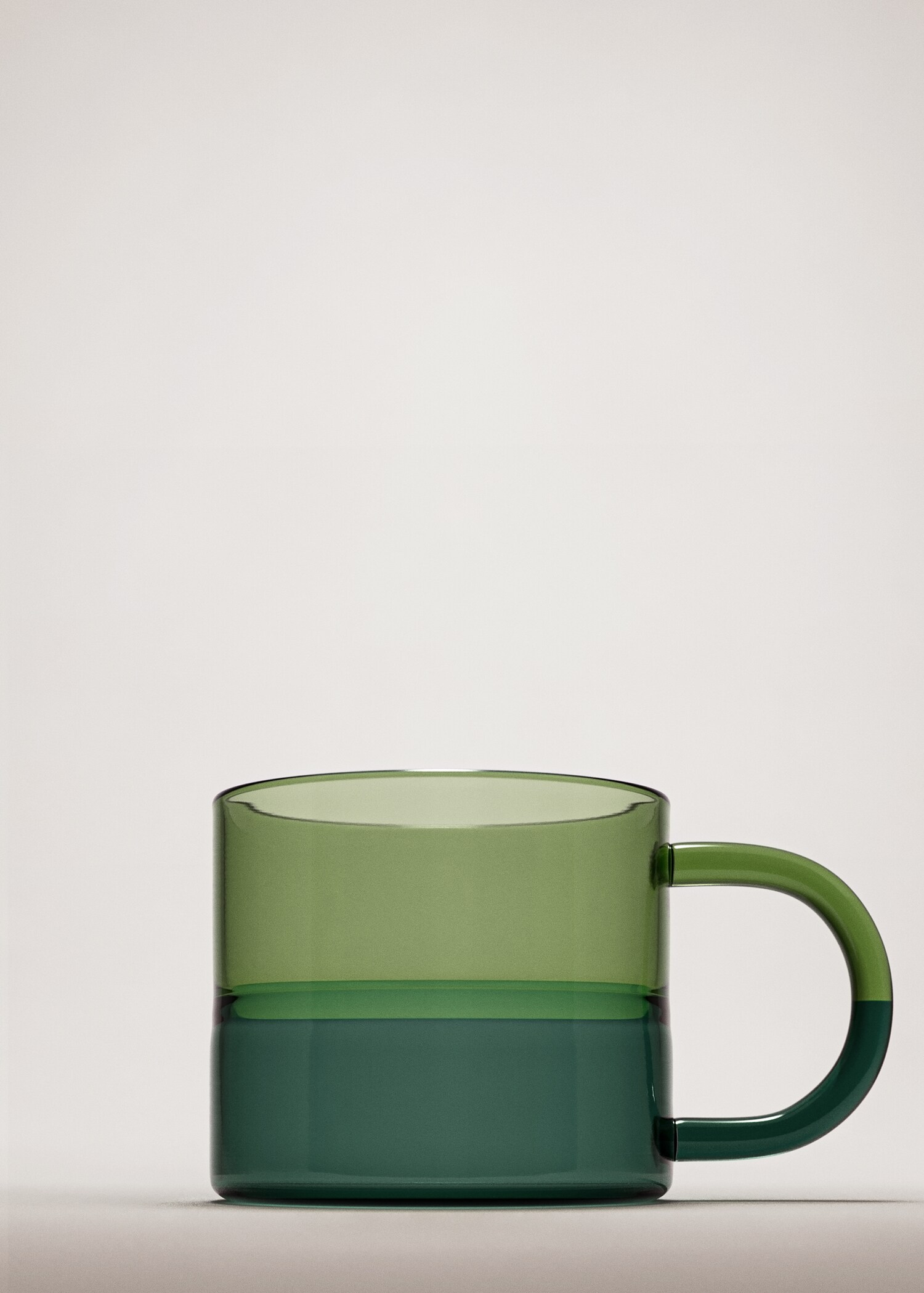 Coloured borosilicate coffee mug - General plane