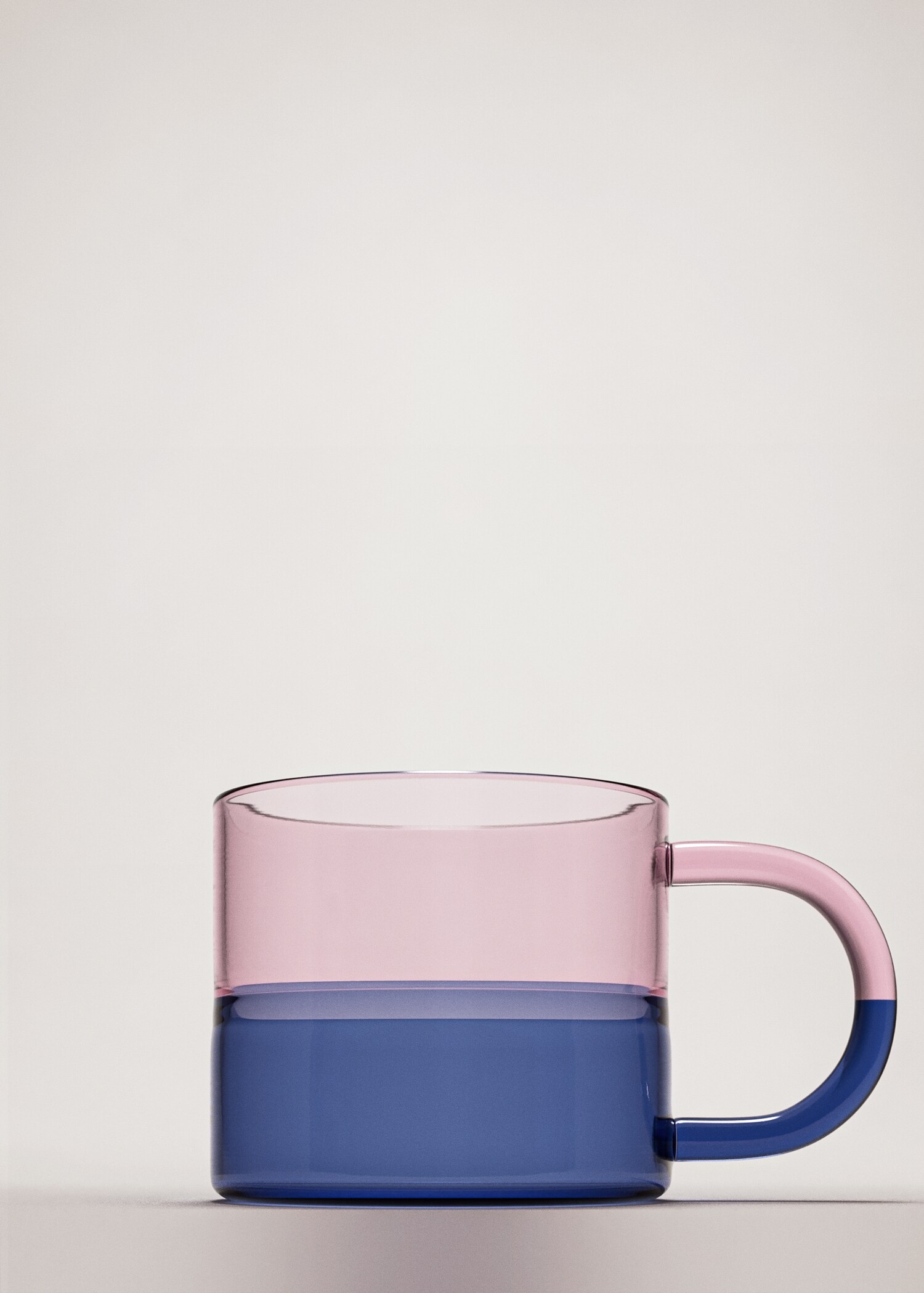 Coloured borosilicate coffee mug - General plane