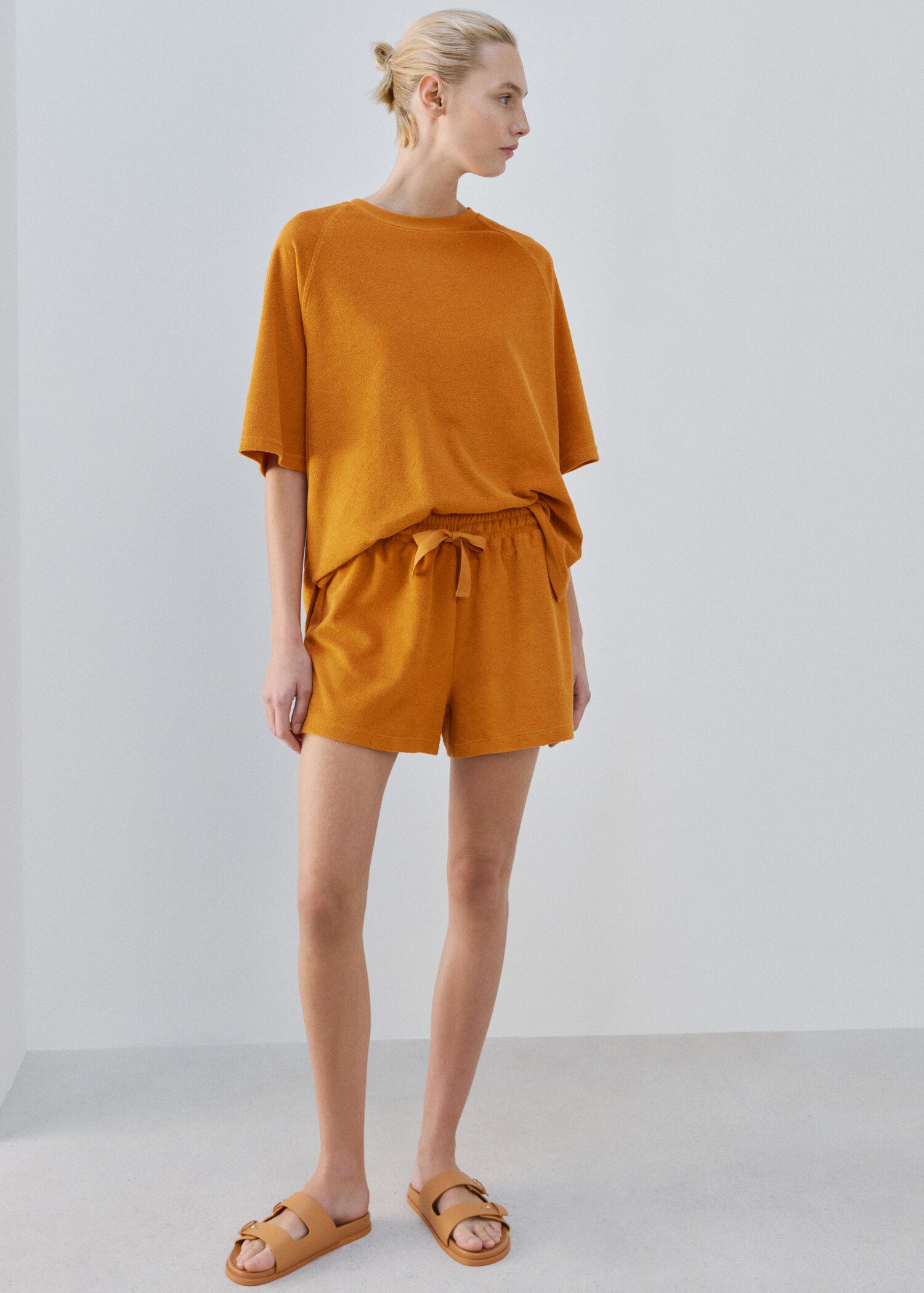 Terry cotton sweater - General plane