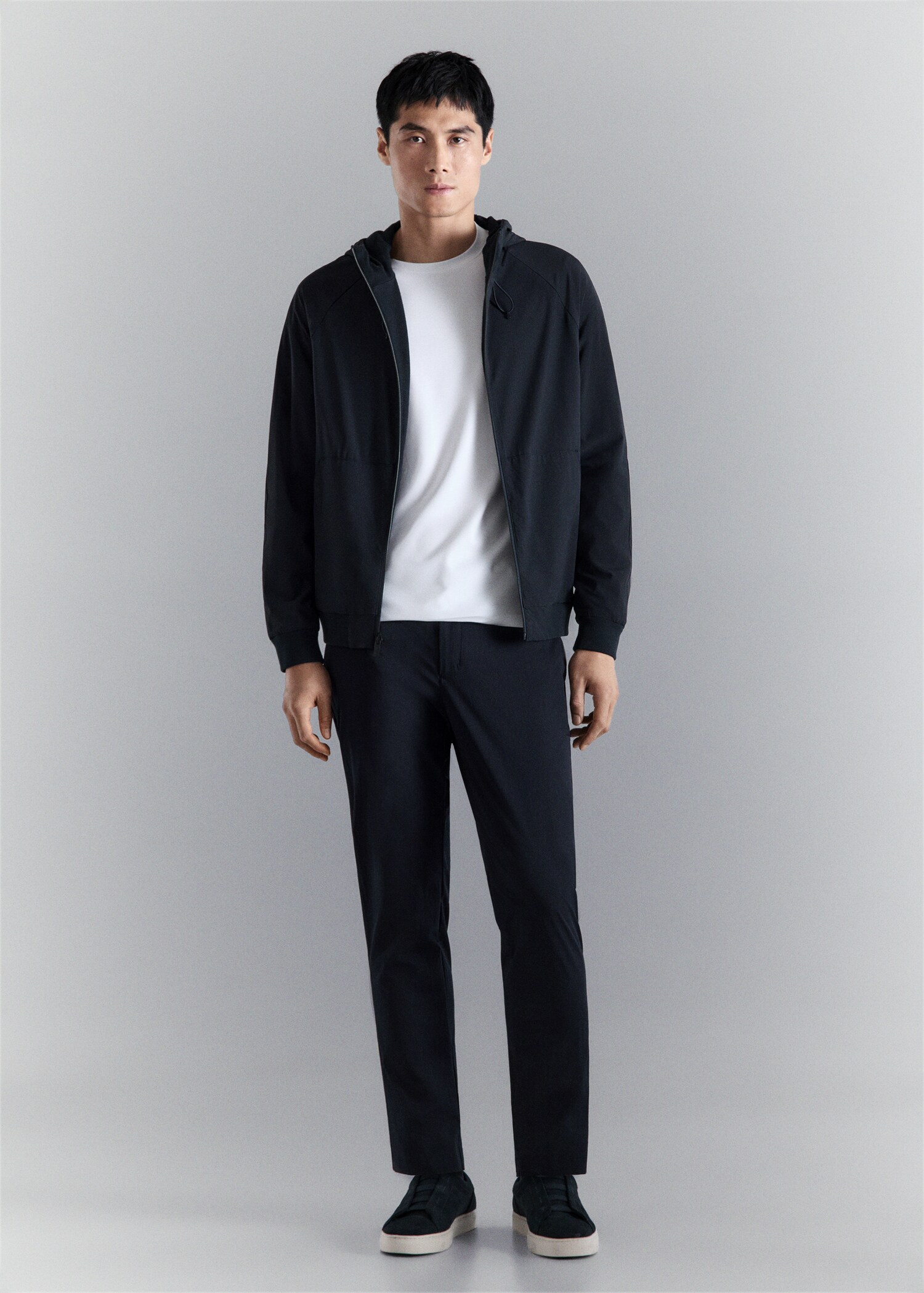 Двусторонняя толстовка с молнией - Общий план