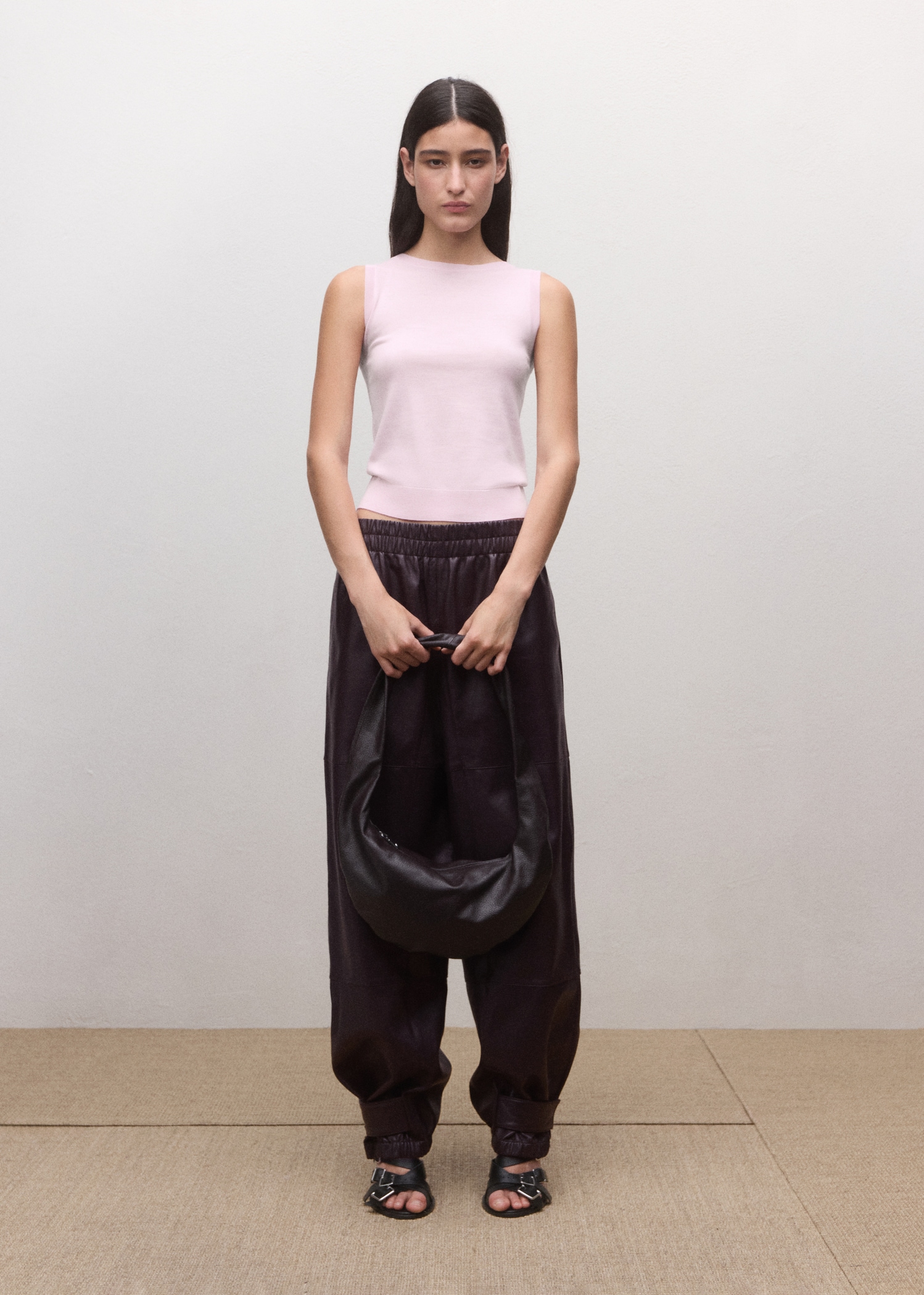 Top ajusté 100 % laine - Plan général