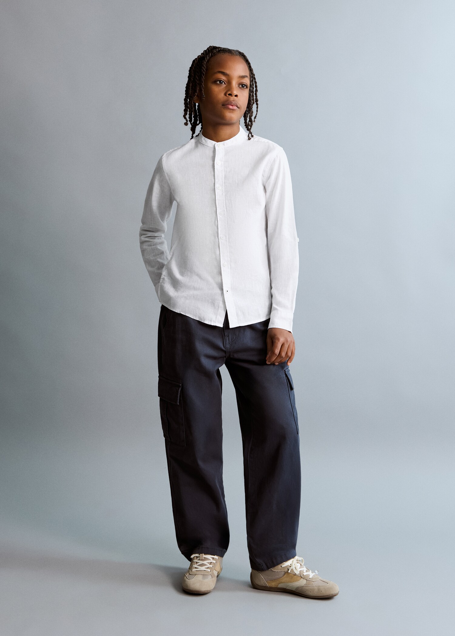 Linen-blend shirt - General plane