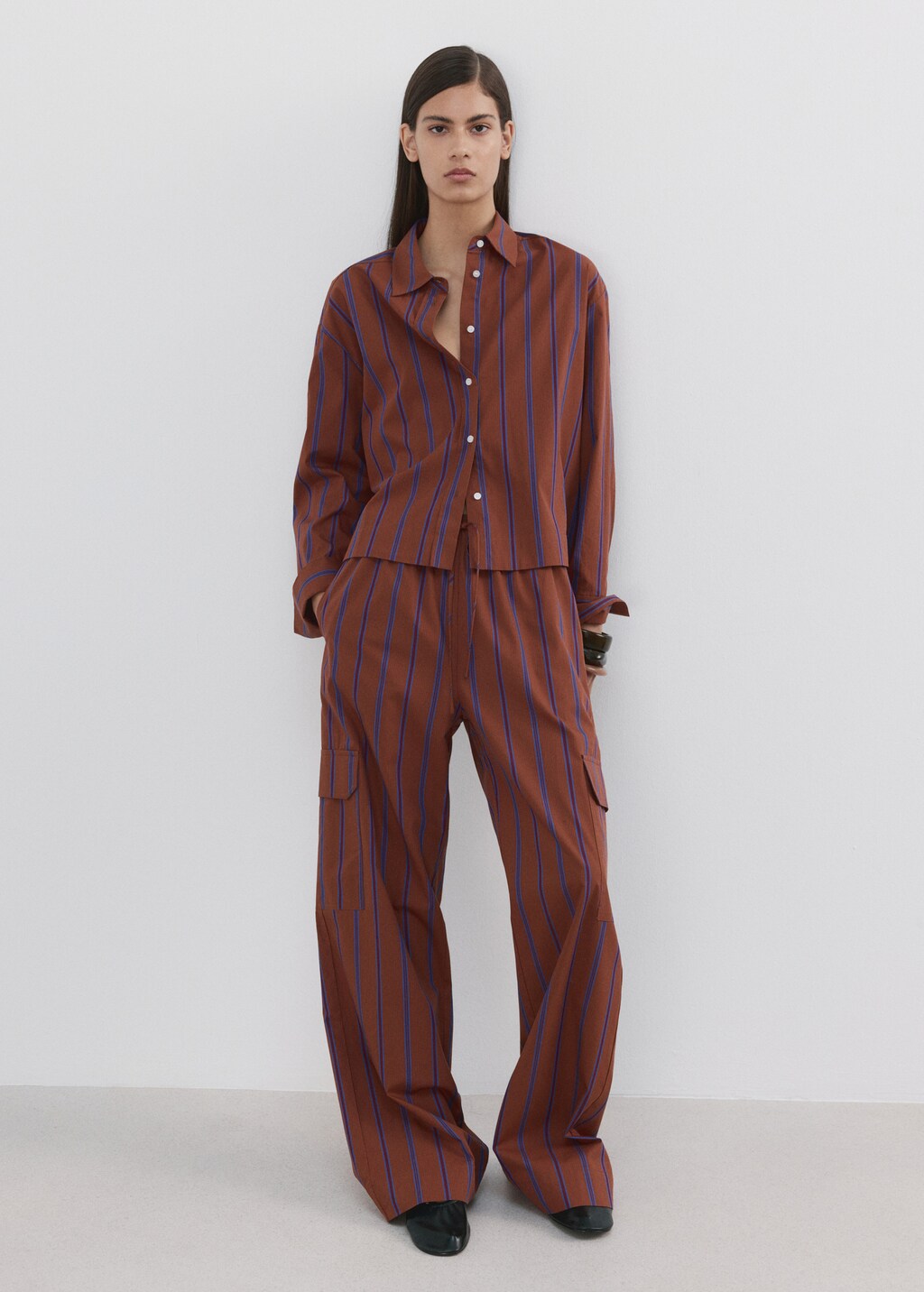 Striped cotton shirt