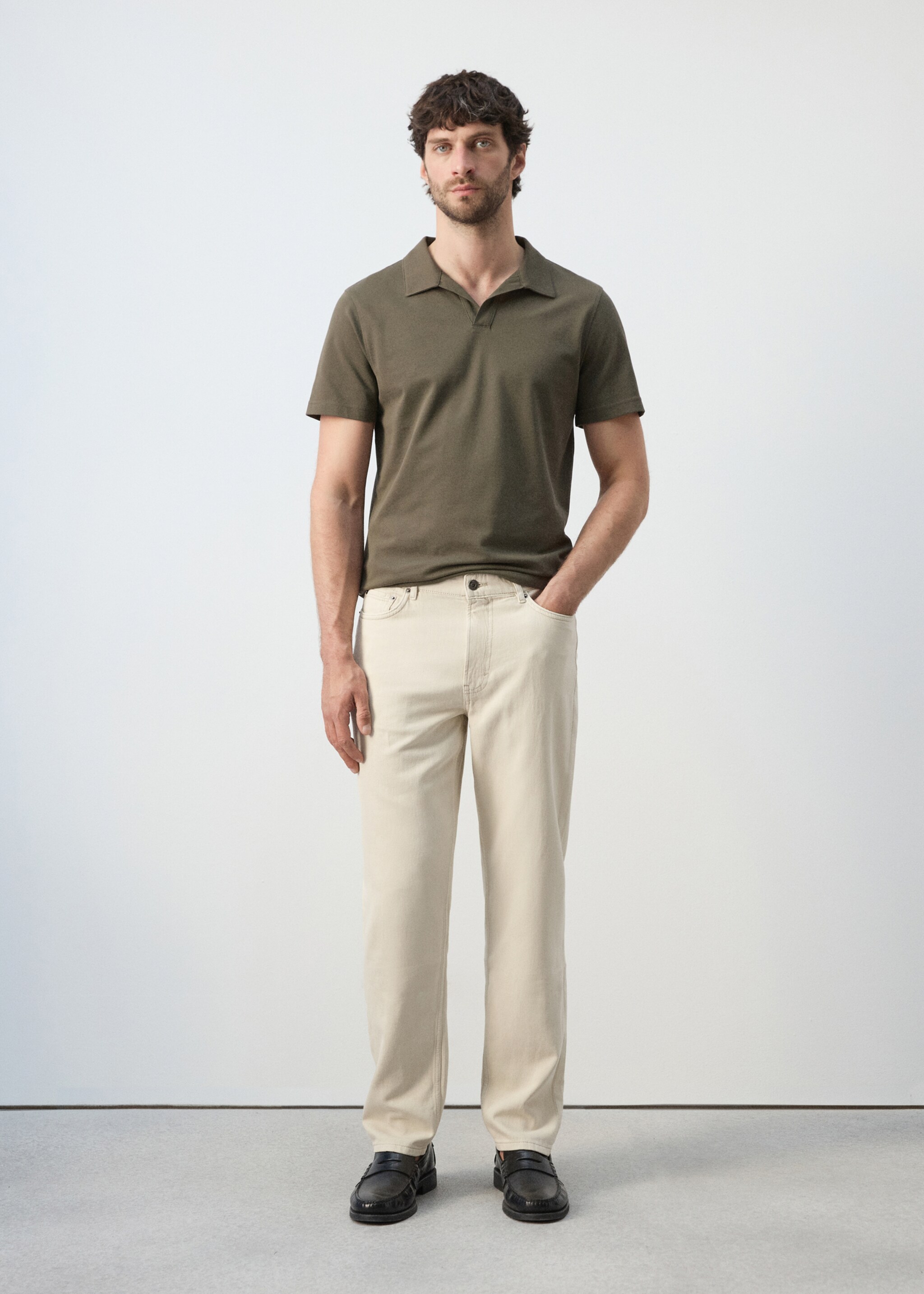 Lori tapered-fit jeans - General plane, Light/Pastel Grey. Ref: 27075983-00.