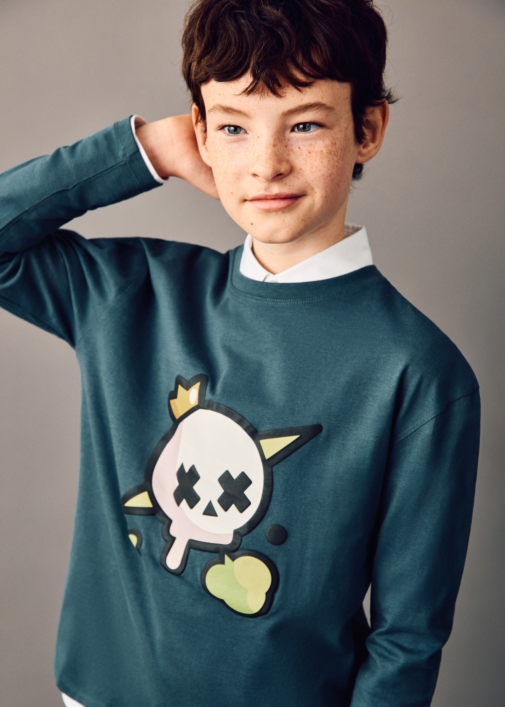 Brawl Stars T-shirt - General plane, Petrol Blue. Ref: 27081182-00.