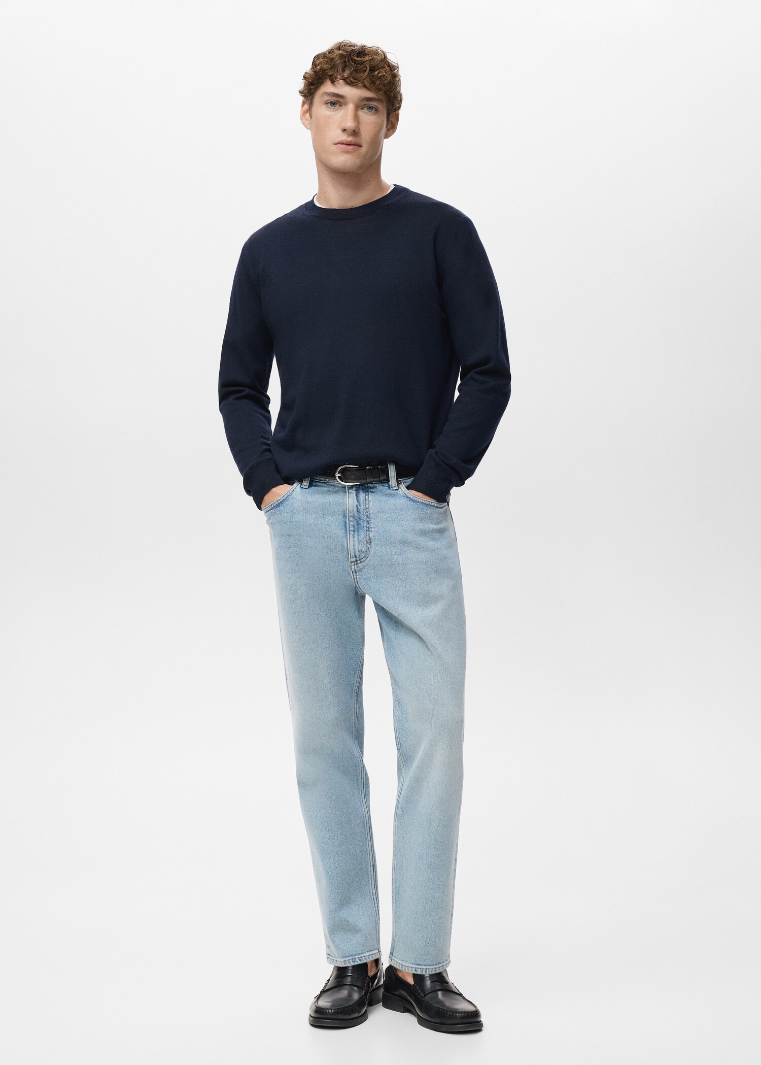 Ben cropped tapered-fit jeans - General plane