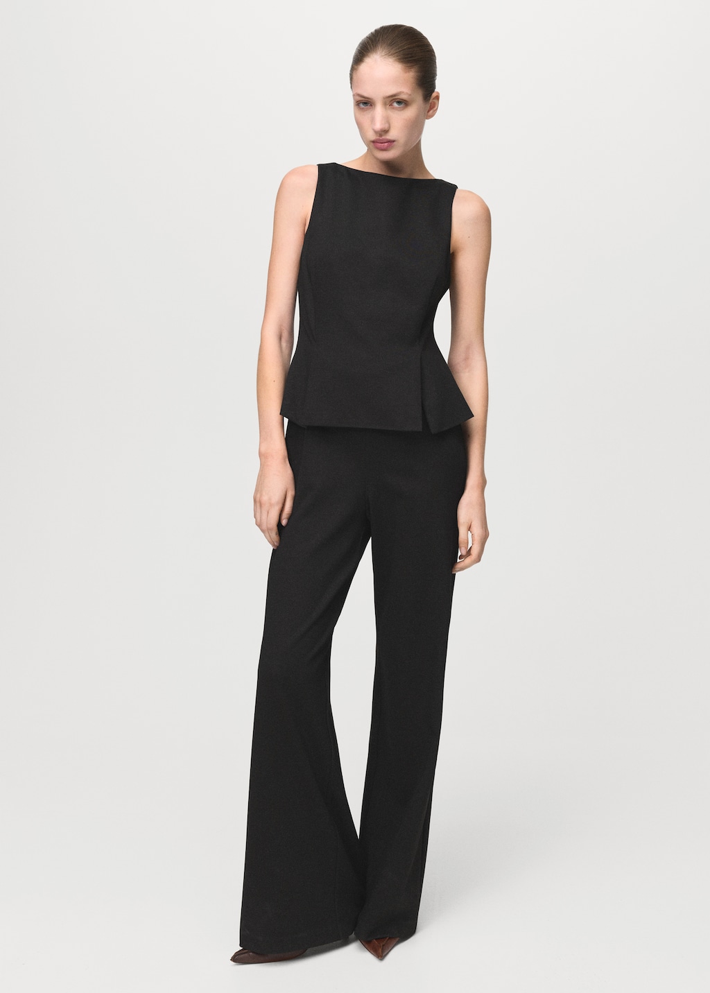 Mango Peplum-style jumpsuit thumbnail