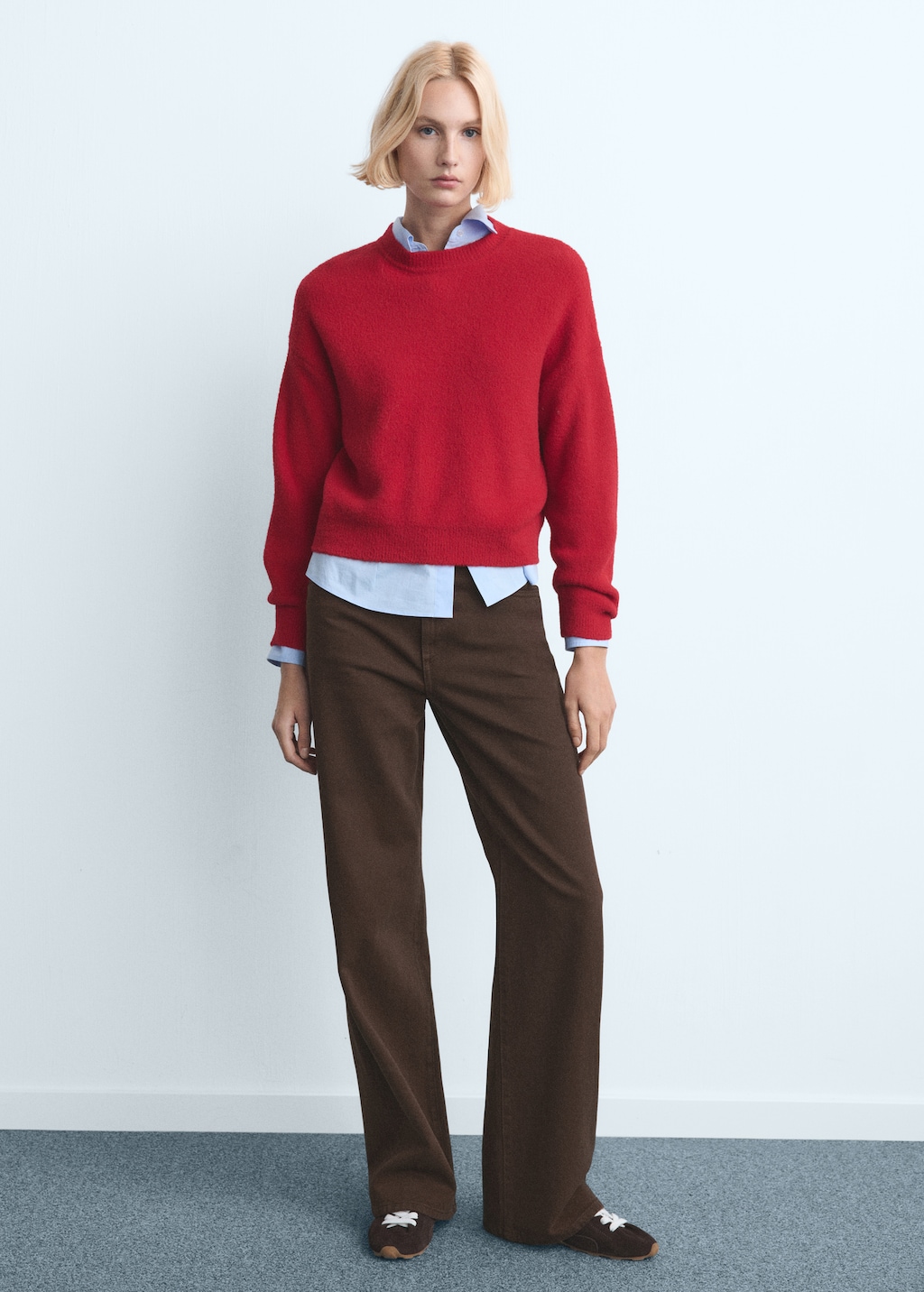 Mango Danila high-waisted wide leg jeans