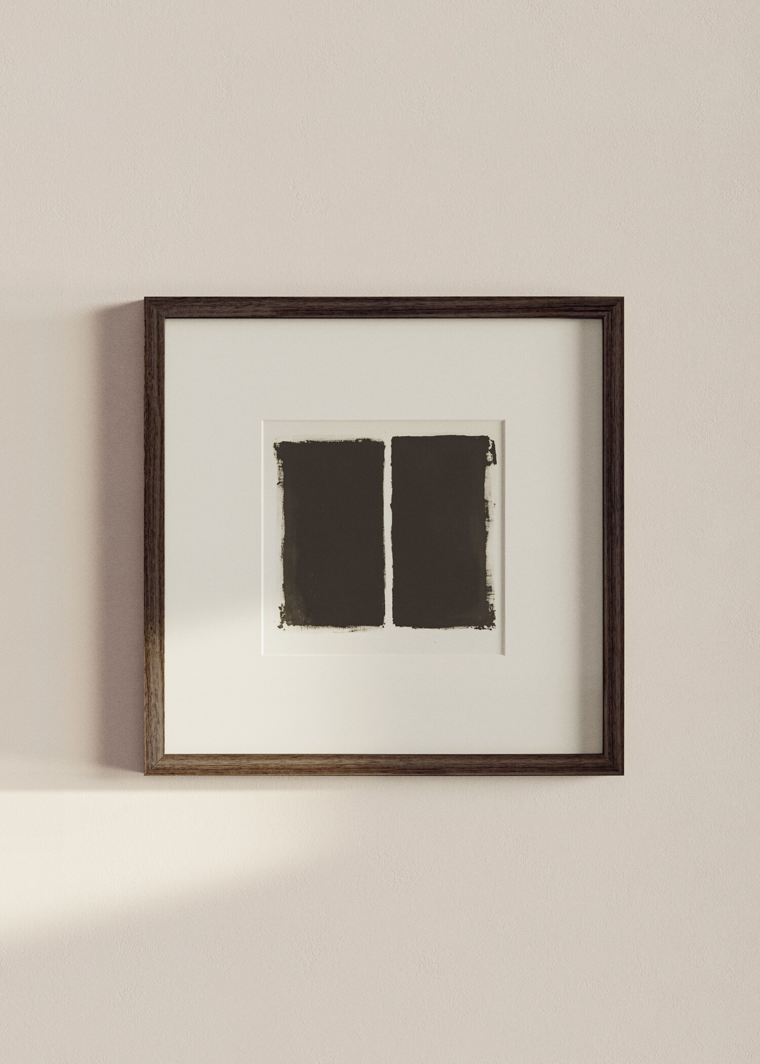 Artistic abstract-composition canvas - General plane