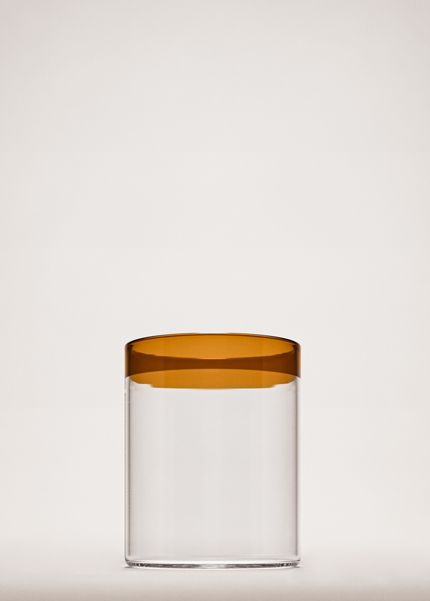 Borosilicate glass with coloured rim - General plane