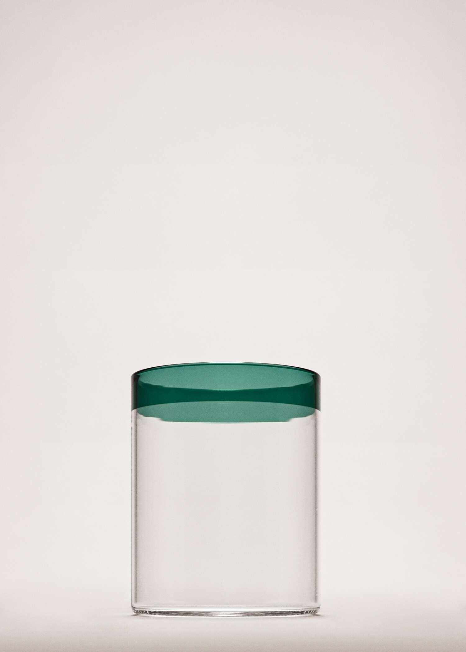 Borosilicate glass with coloured rim - General plane