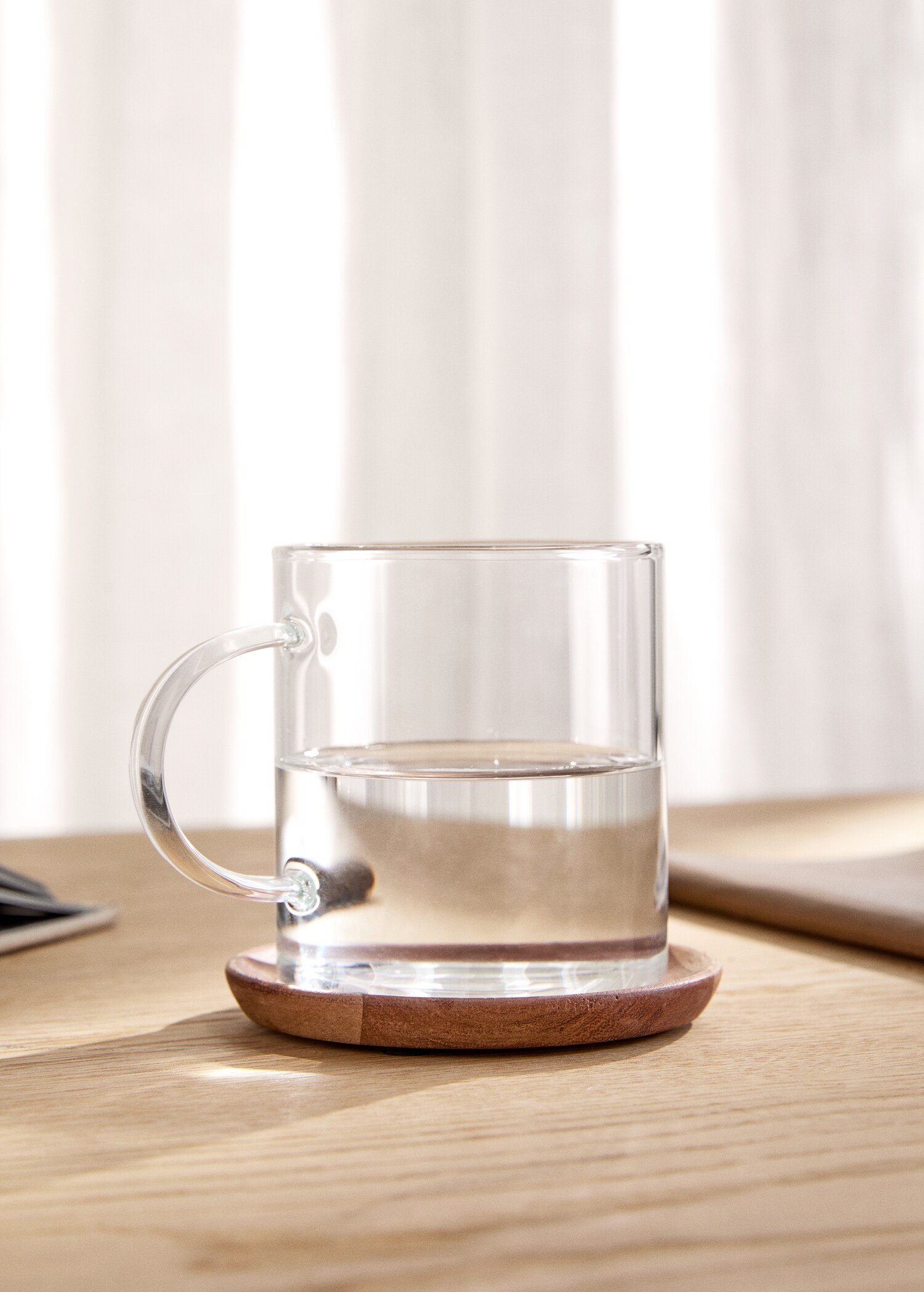 Borosilicate coffee mug with handle - General plane