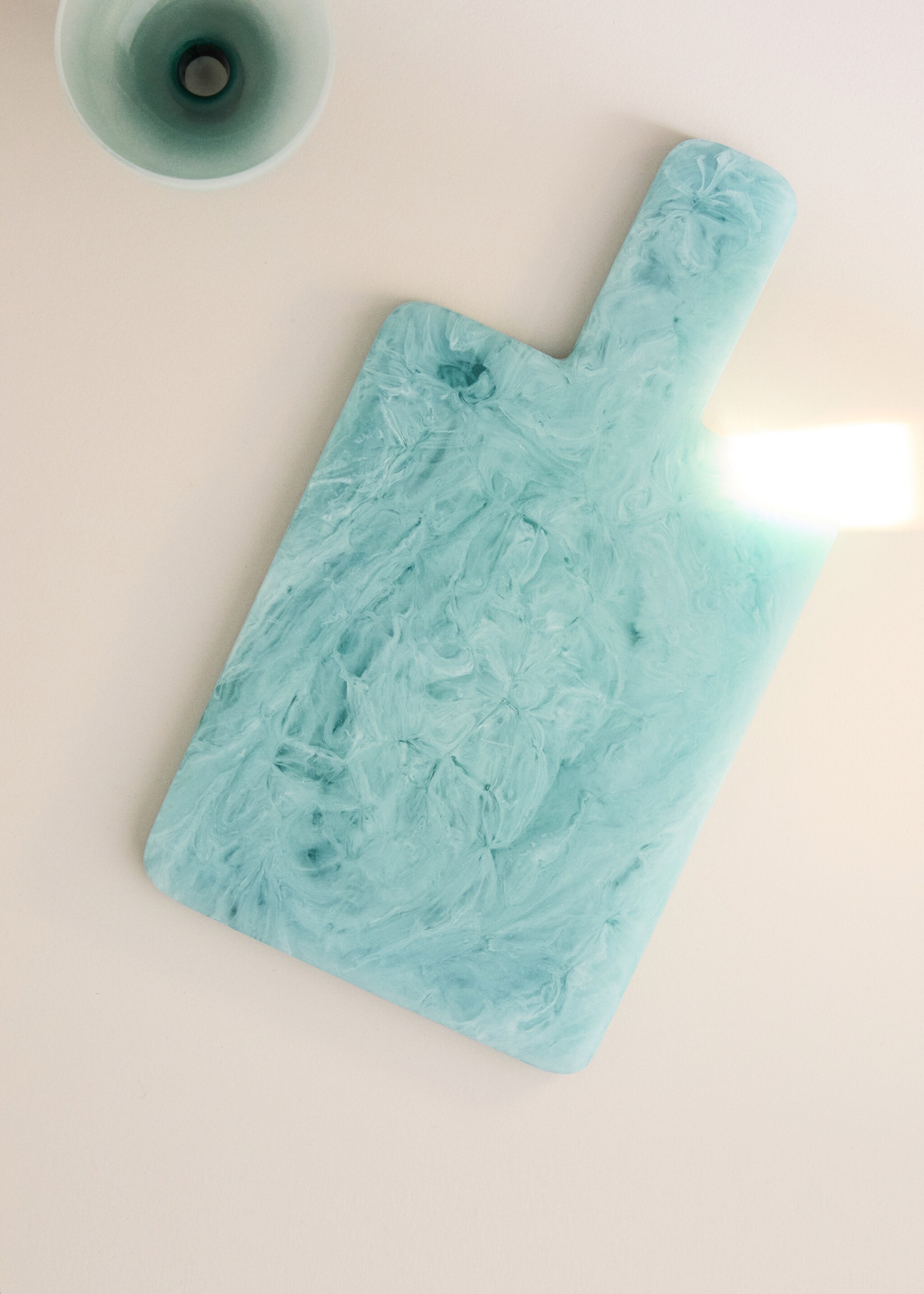 Planche à découper en résine - Plan général, Vert d´eau. Ref: 27082919-00.