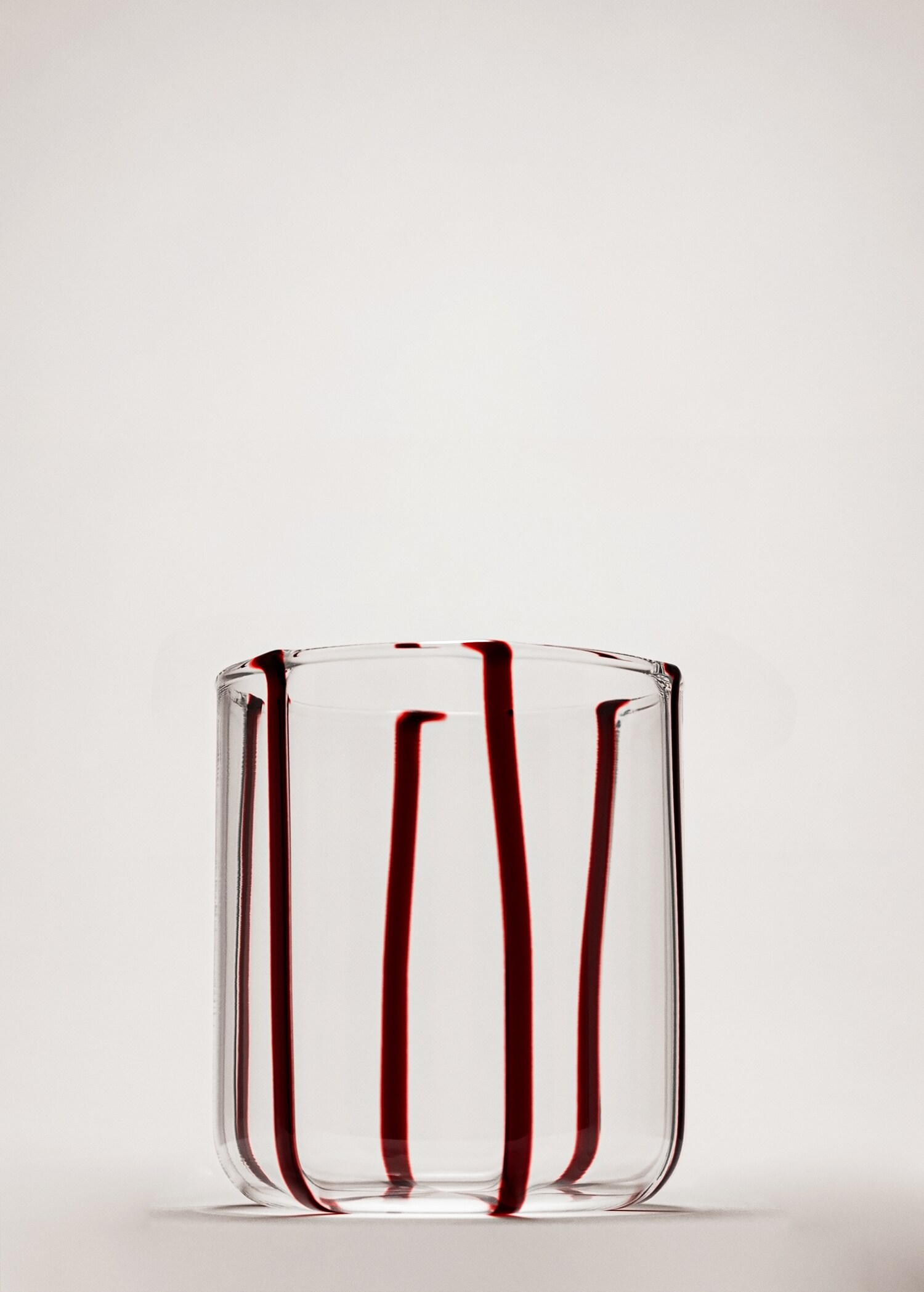 Glas van borosilicaatglas met onregelmatige strepen - Overzichtstekening