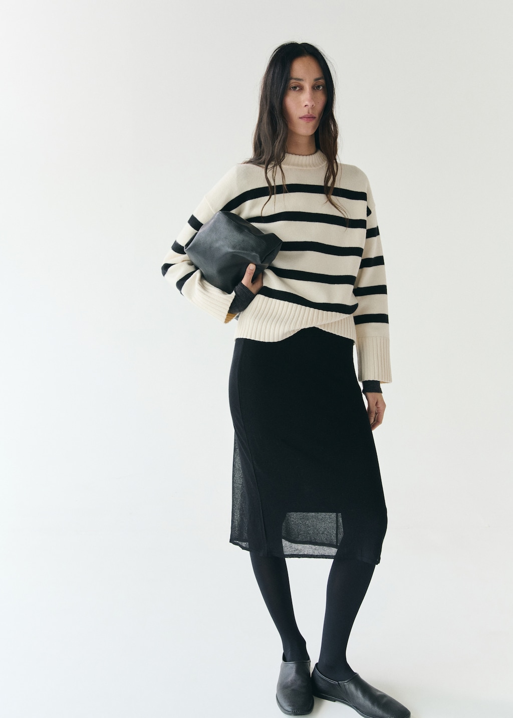 Mango Knit striped sweater