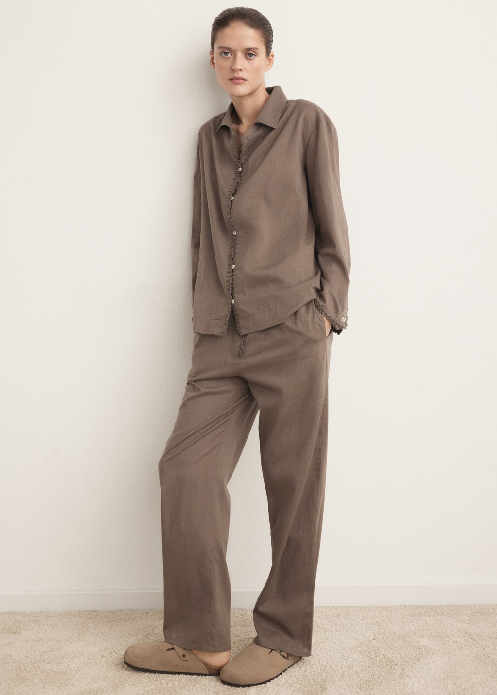 Two-piece cotton pyjamas - image 2