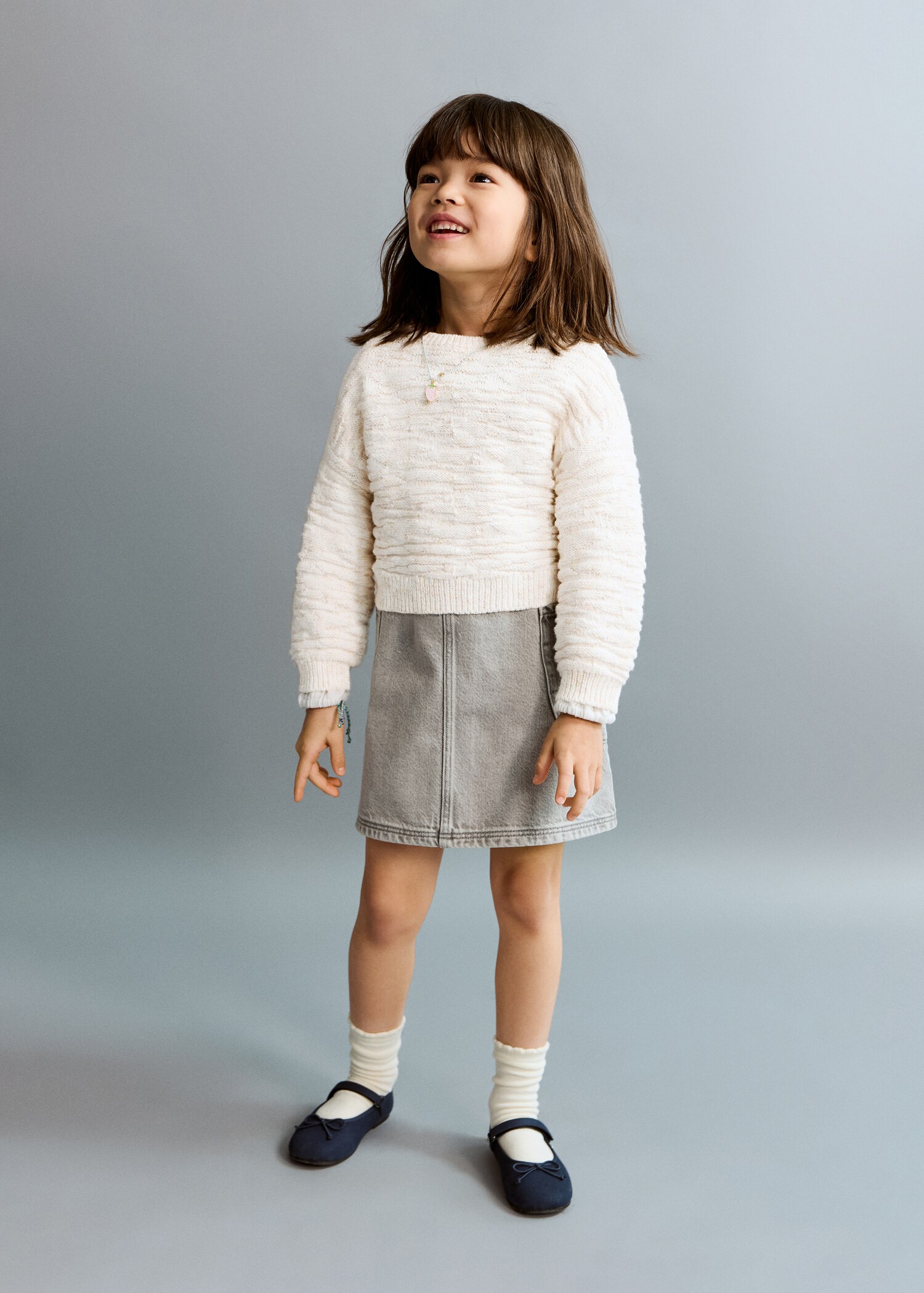 Pull-over maille tressée - Plan général