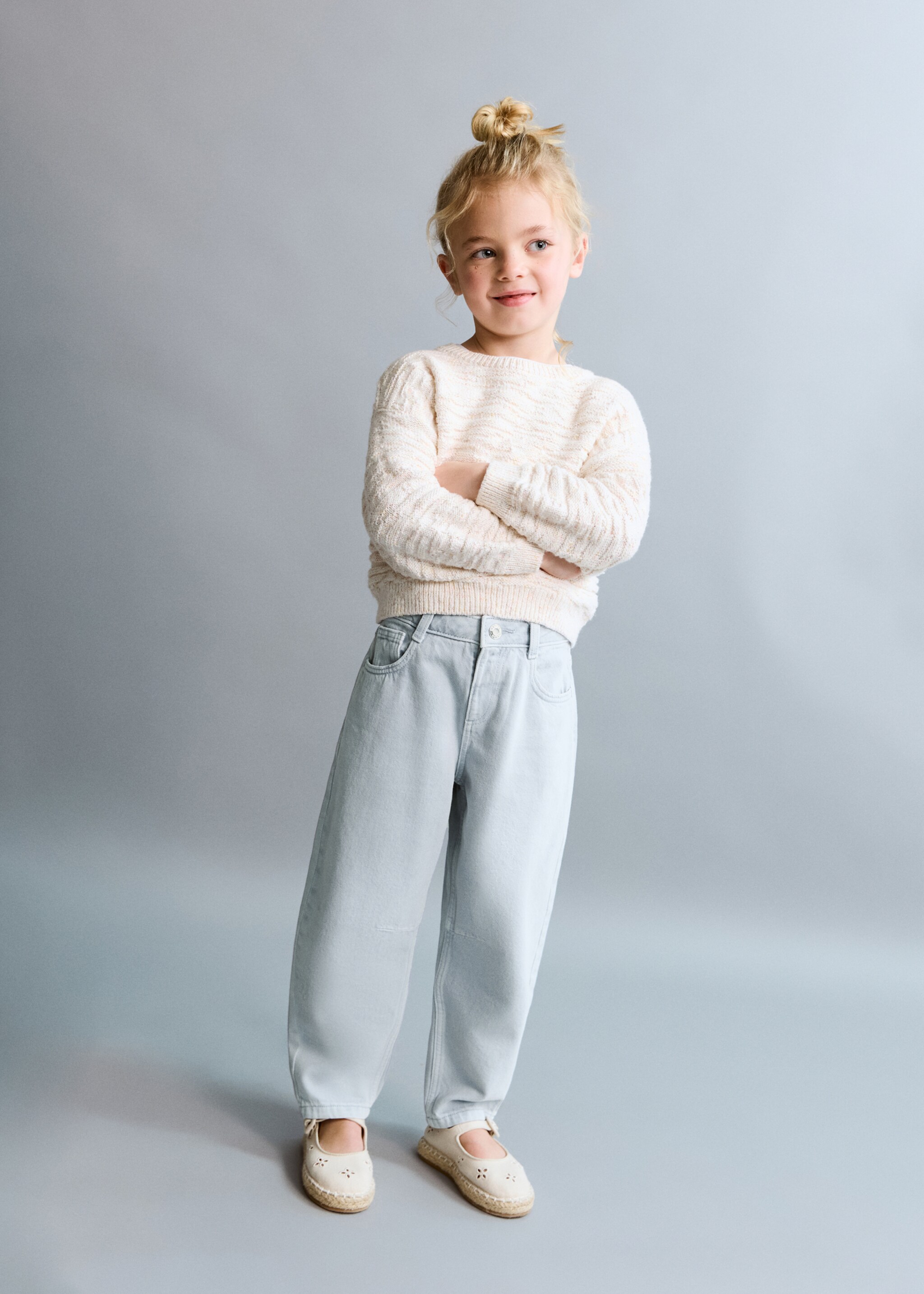 Balloon jeans - General plane, Sky Blue. Ref: 27085145-00.