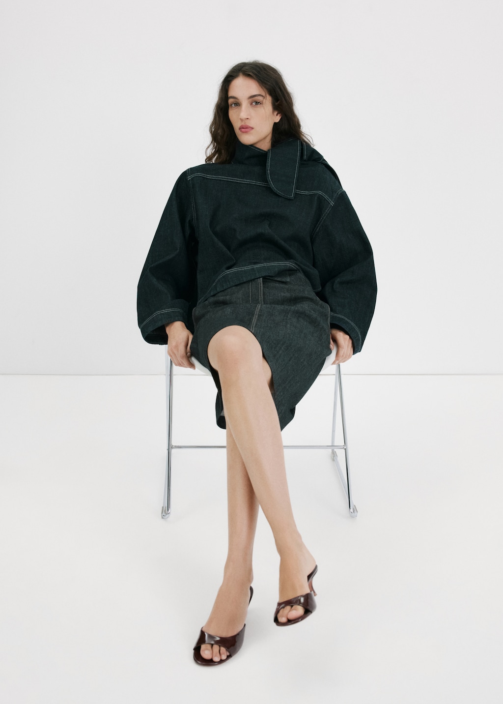 Sandales talon kitten heel - Femme | MANGO France métropolitaine