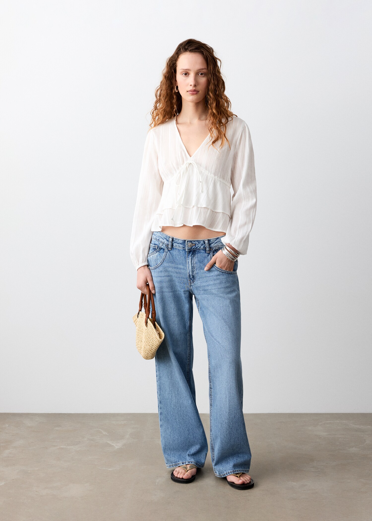 Blusa detalle lazo - Plano general