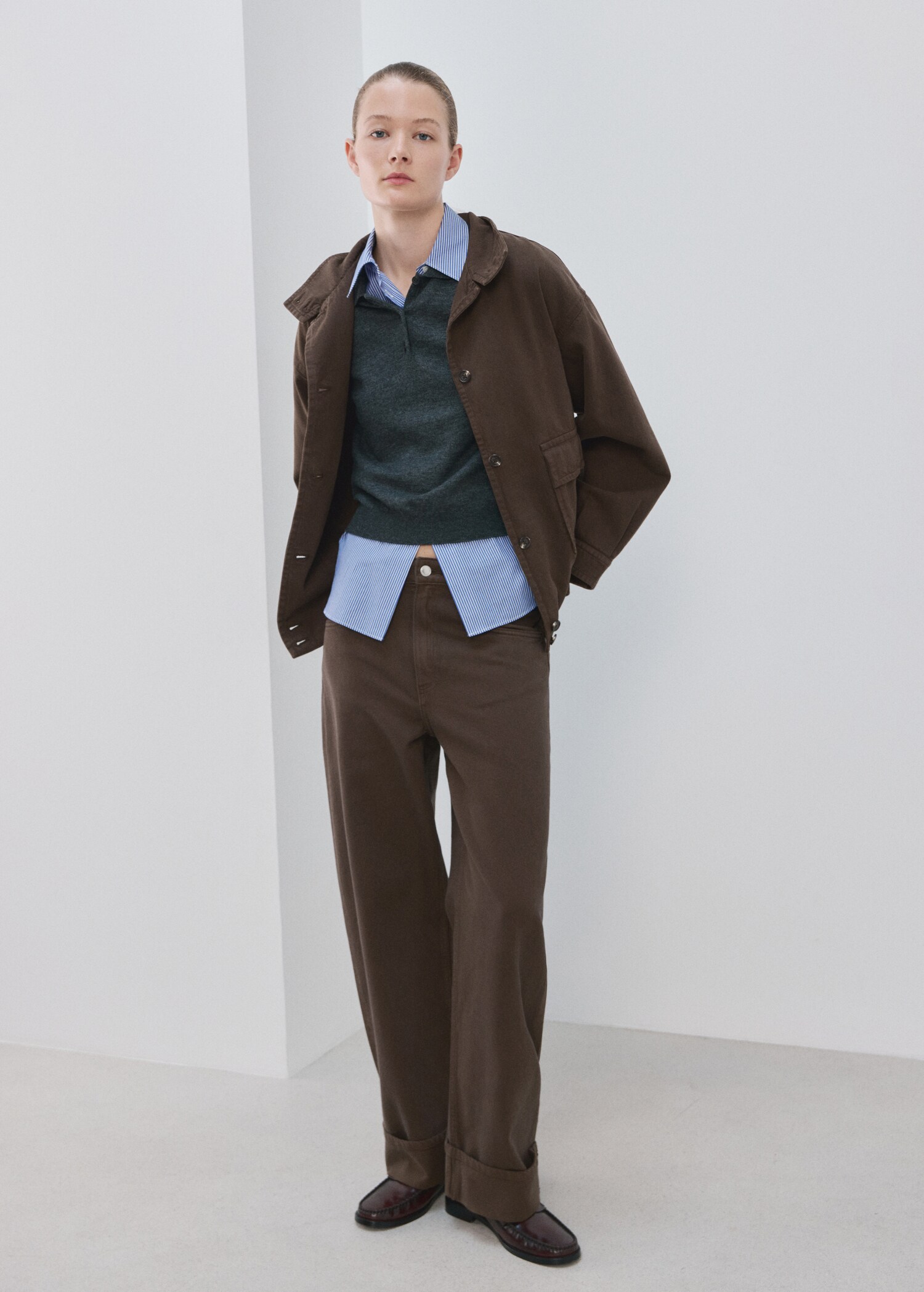 Jean balloon ourlet à revers - Plan général