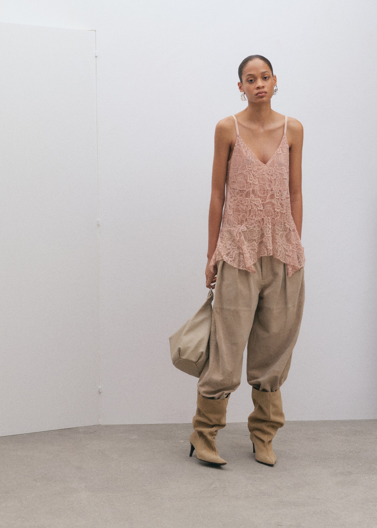 Top dentelle volants - Plan général