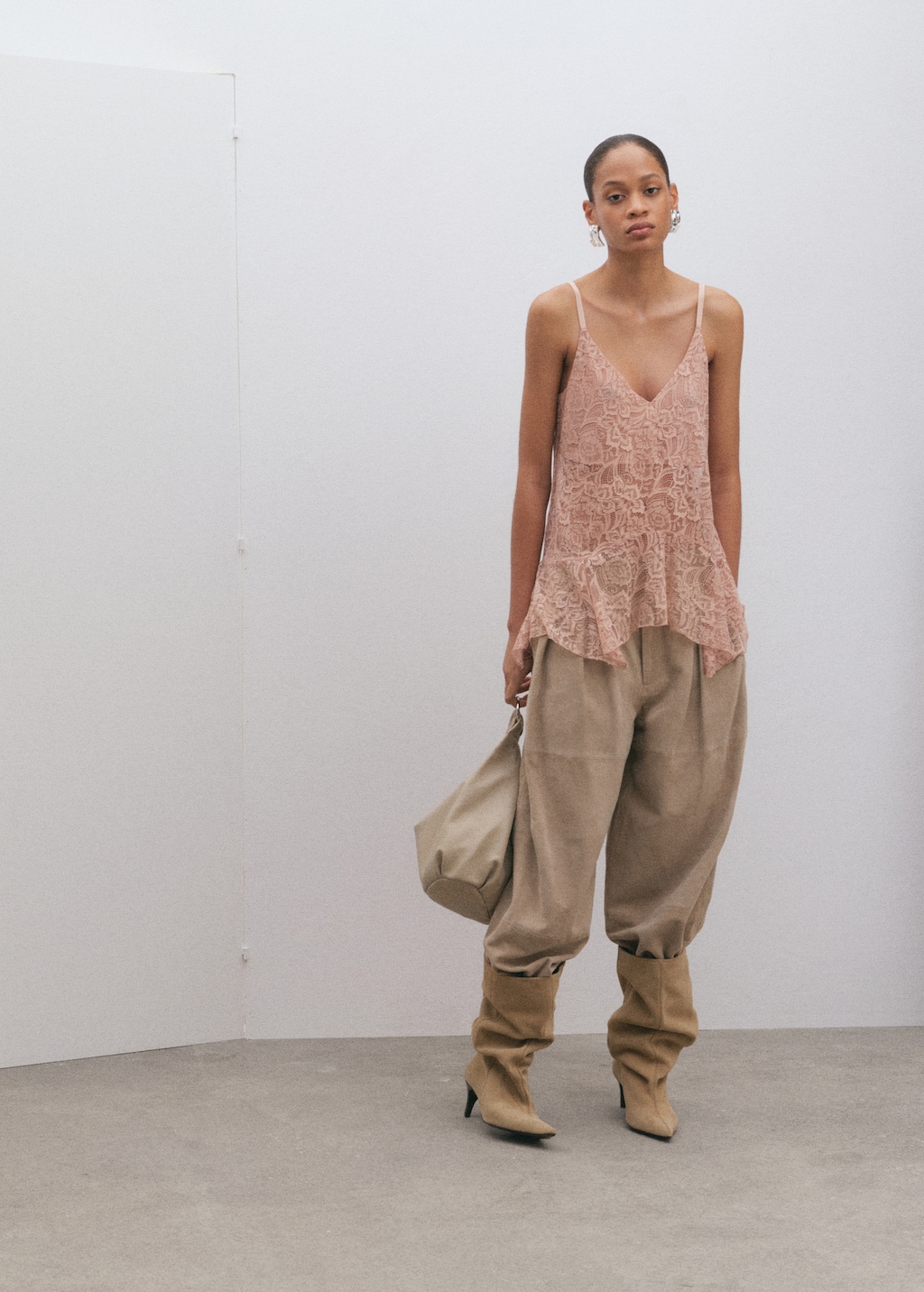 Ruffles lace top