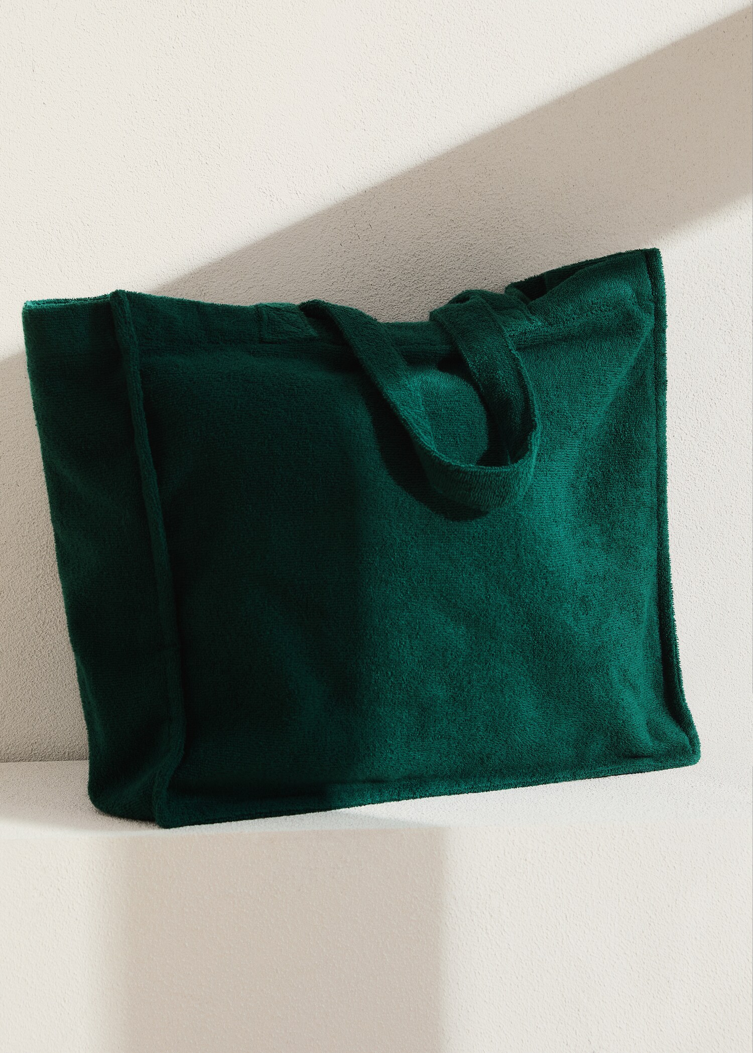 Terry cotton tote bag - General plane