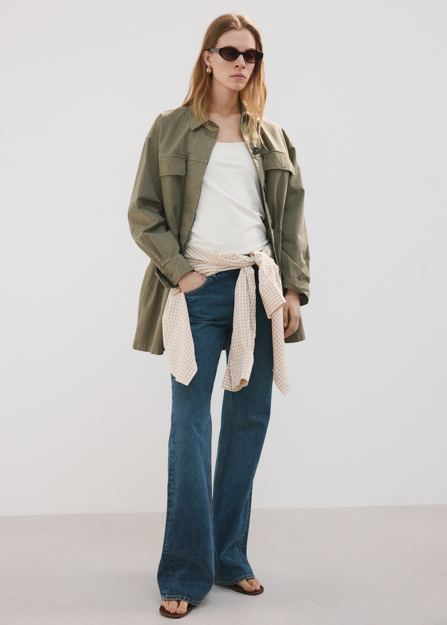 Fitted crop top - General plane