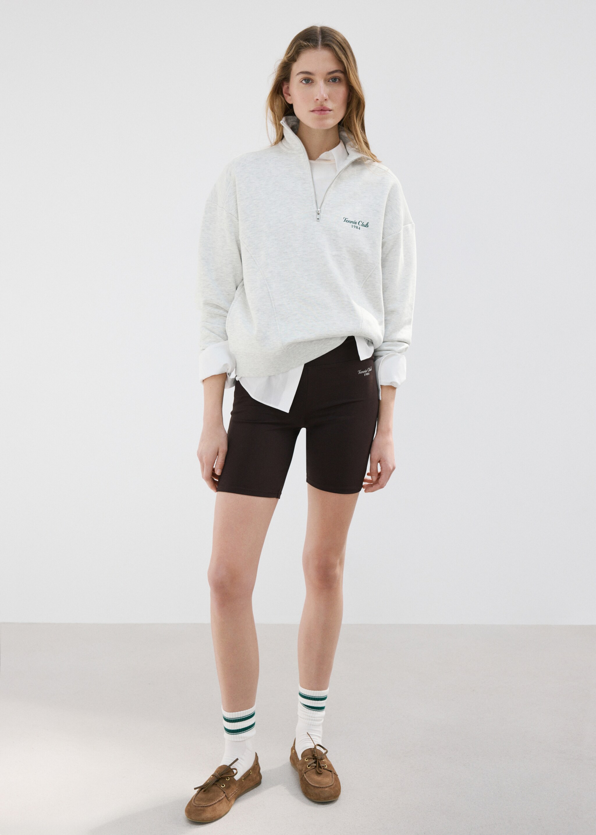 ليغينغ بطبعة رسالة - رؤية عامة, بني. Ref: 27087164-00.