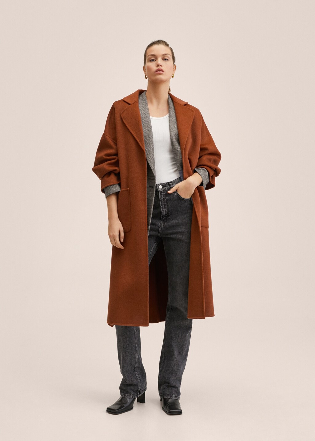 Handmade wool coat Women MANGO China