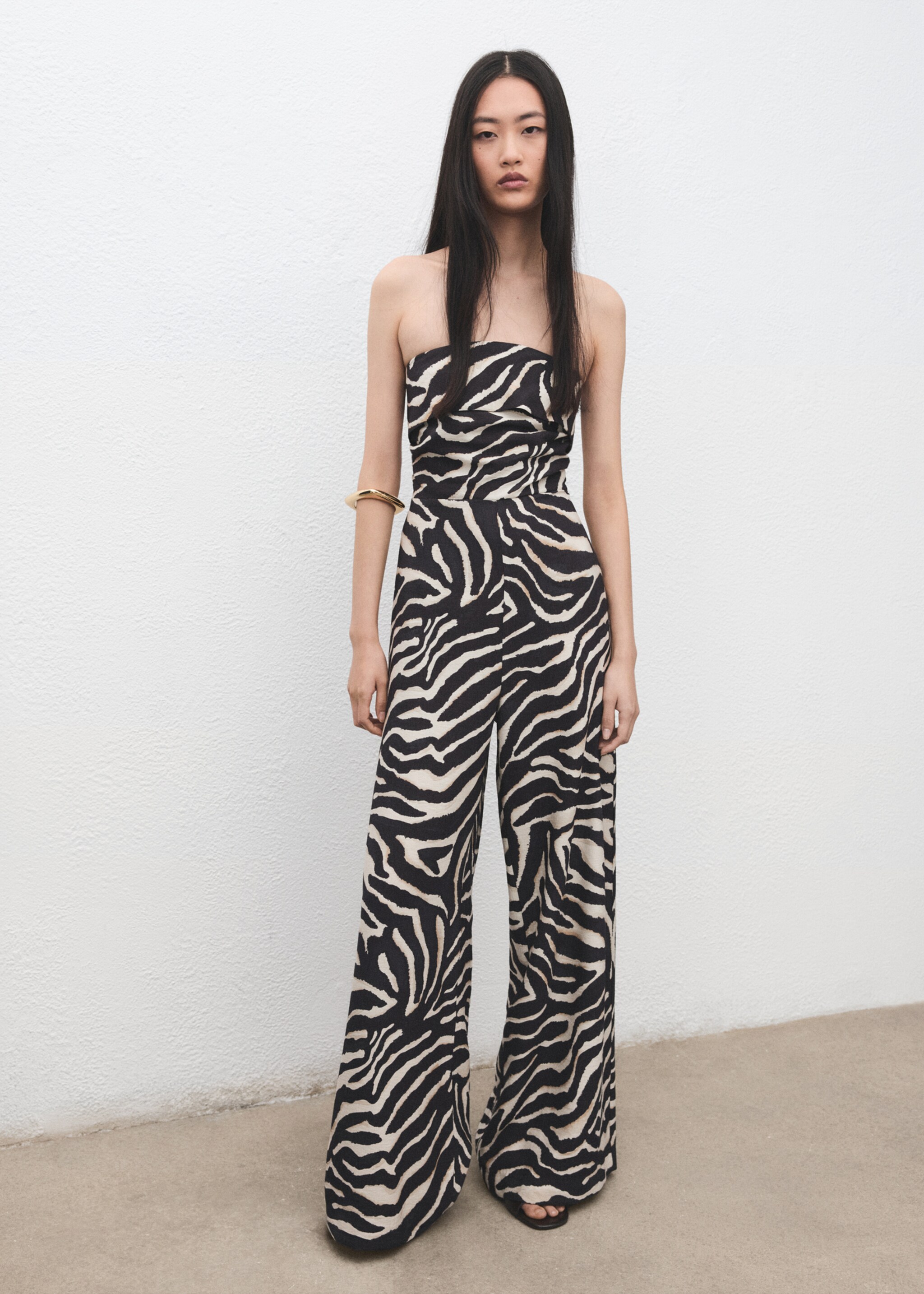 Mono palabra de honor estampado - Plano general, Negro. Ref: 27091237-00.