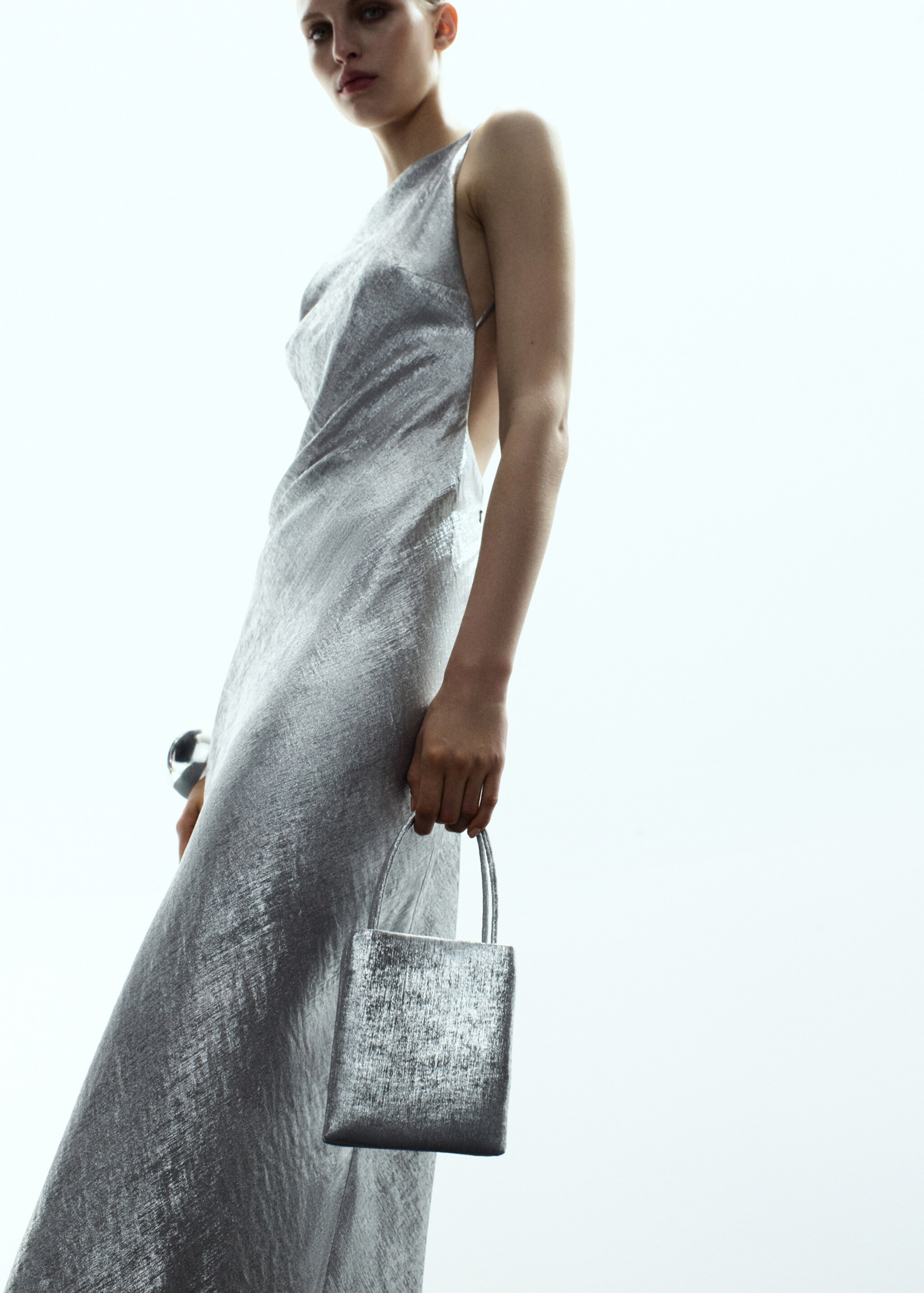 Mini shopper bag - General plane, Silver. Ref: 27091298-00.